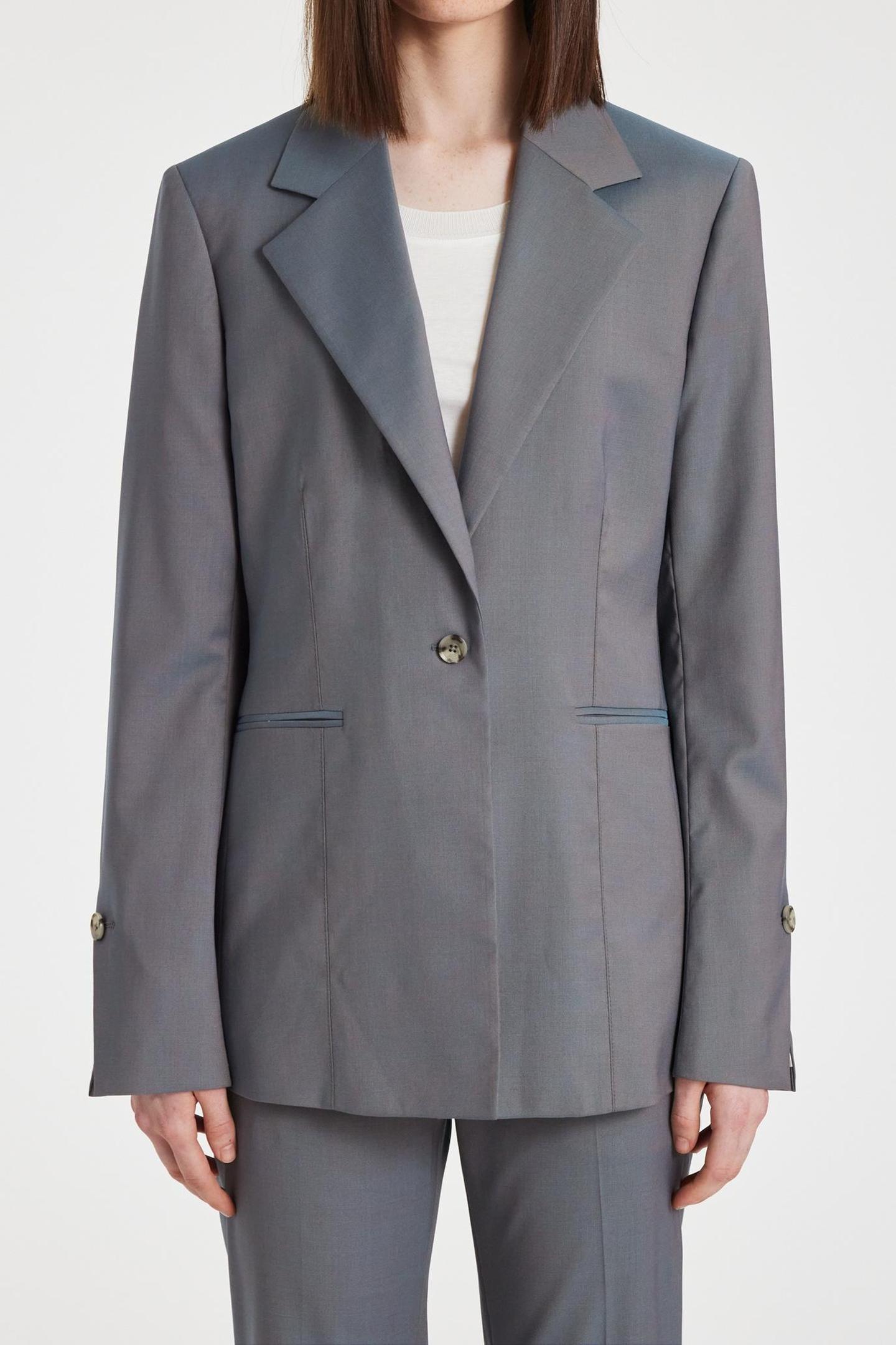 Paul Smith Womens Jacket Greyish Blue Taglia: 40 | Blazers Outlet | Donna | Blu