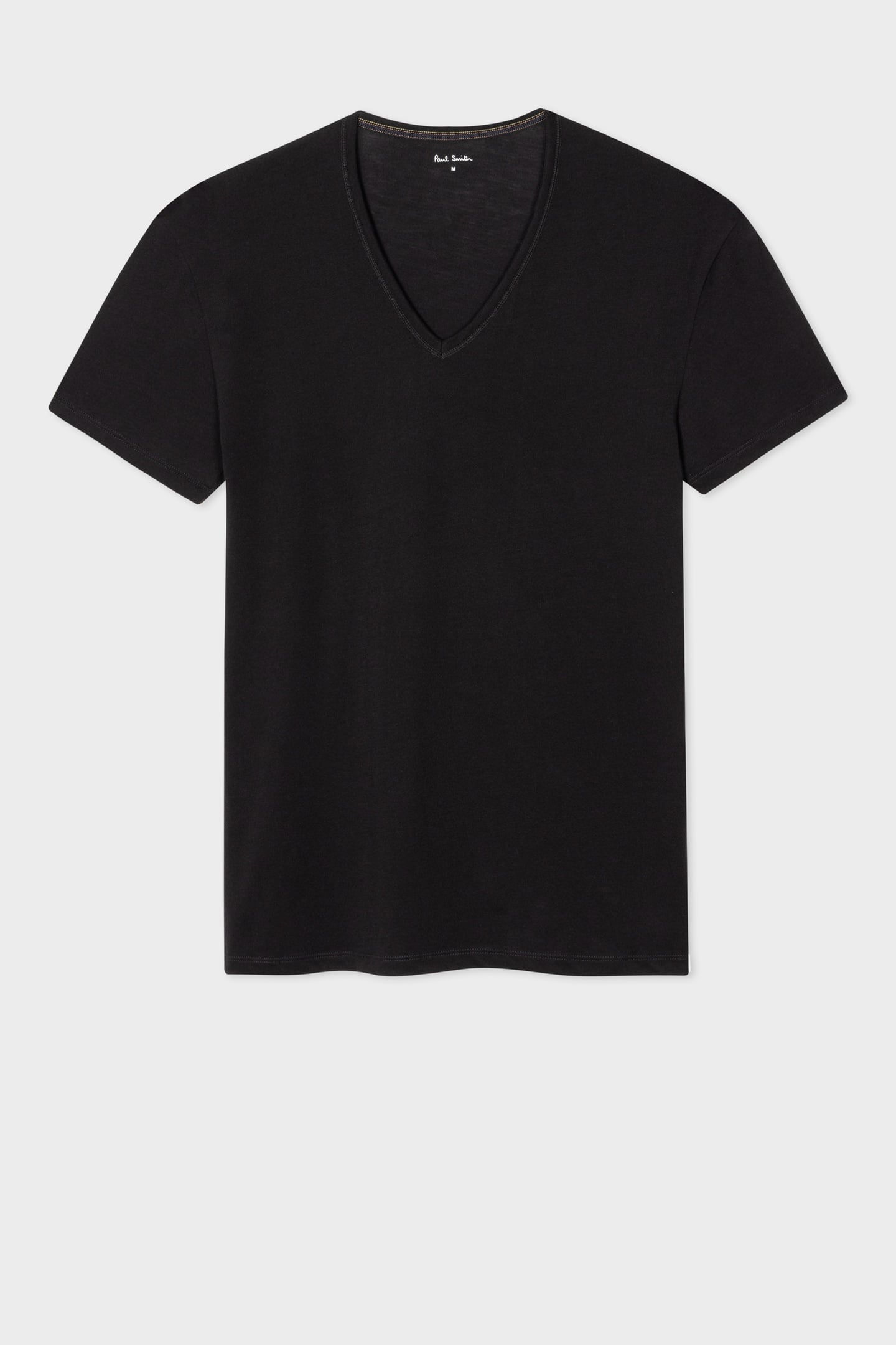 Paul Smith Men V Neck Tshirt Black Maat: L | Basic T-Shirts Outlet | Heren | Zwart