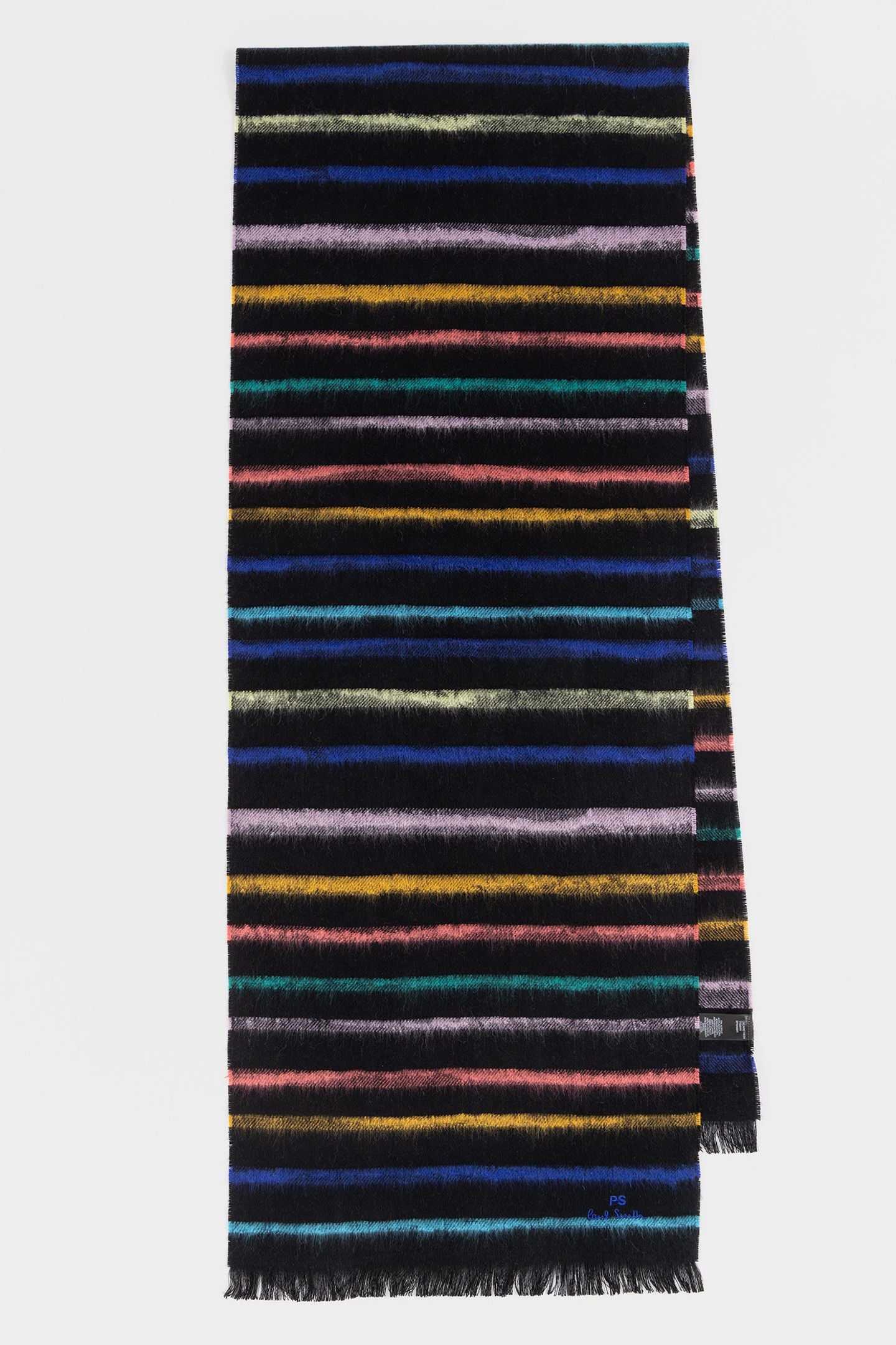 Paul Smith Men Scarf Ps Spray Strp Black Maat: OS | Handschoenen Outlet | Heren | Zwart