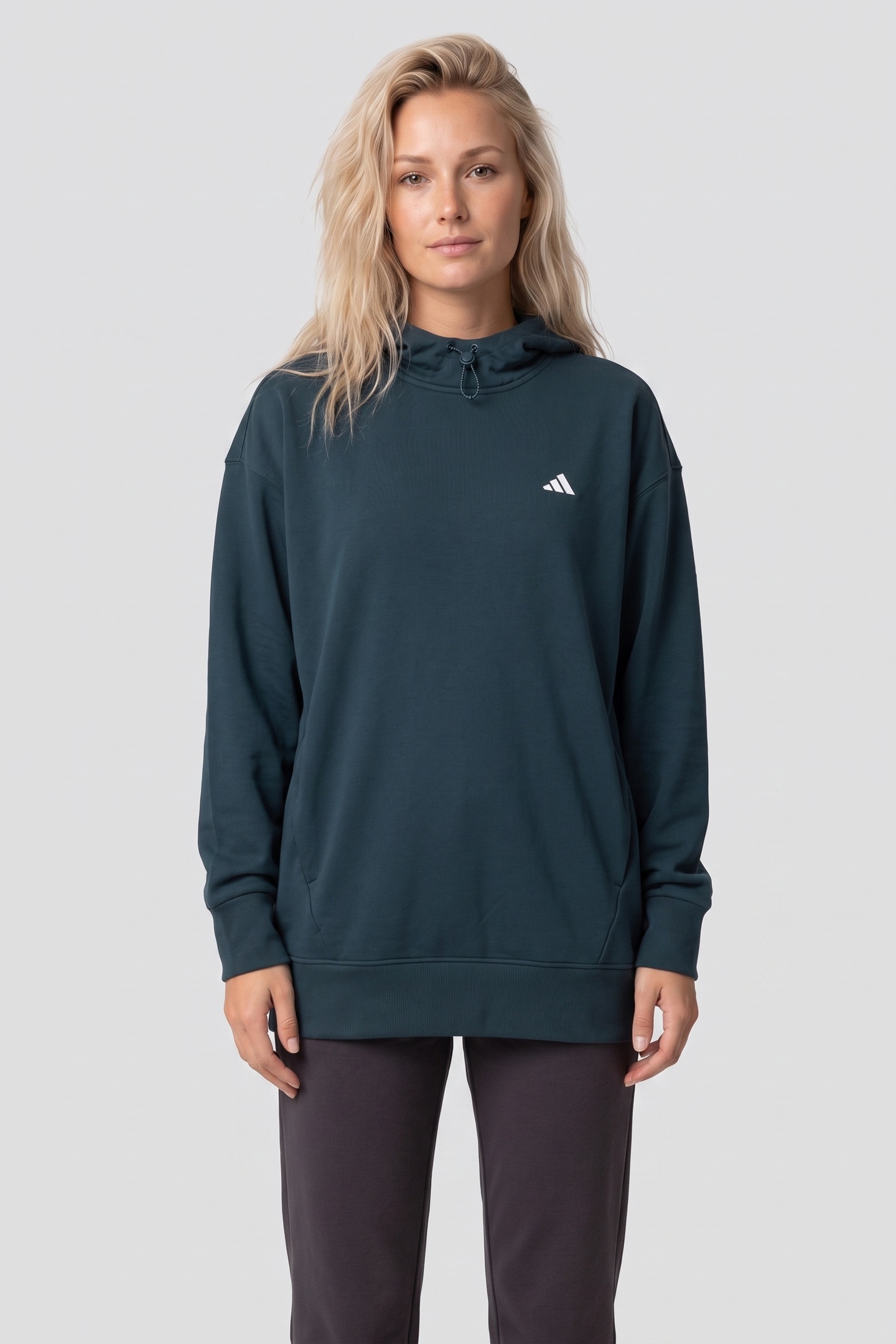 Adidas Performance Aeroready Game & Go Fleece Hoodie Arctic Night Maat: XS | Hoodies Outlet | Dames | Blauw