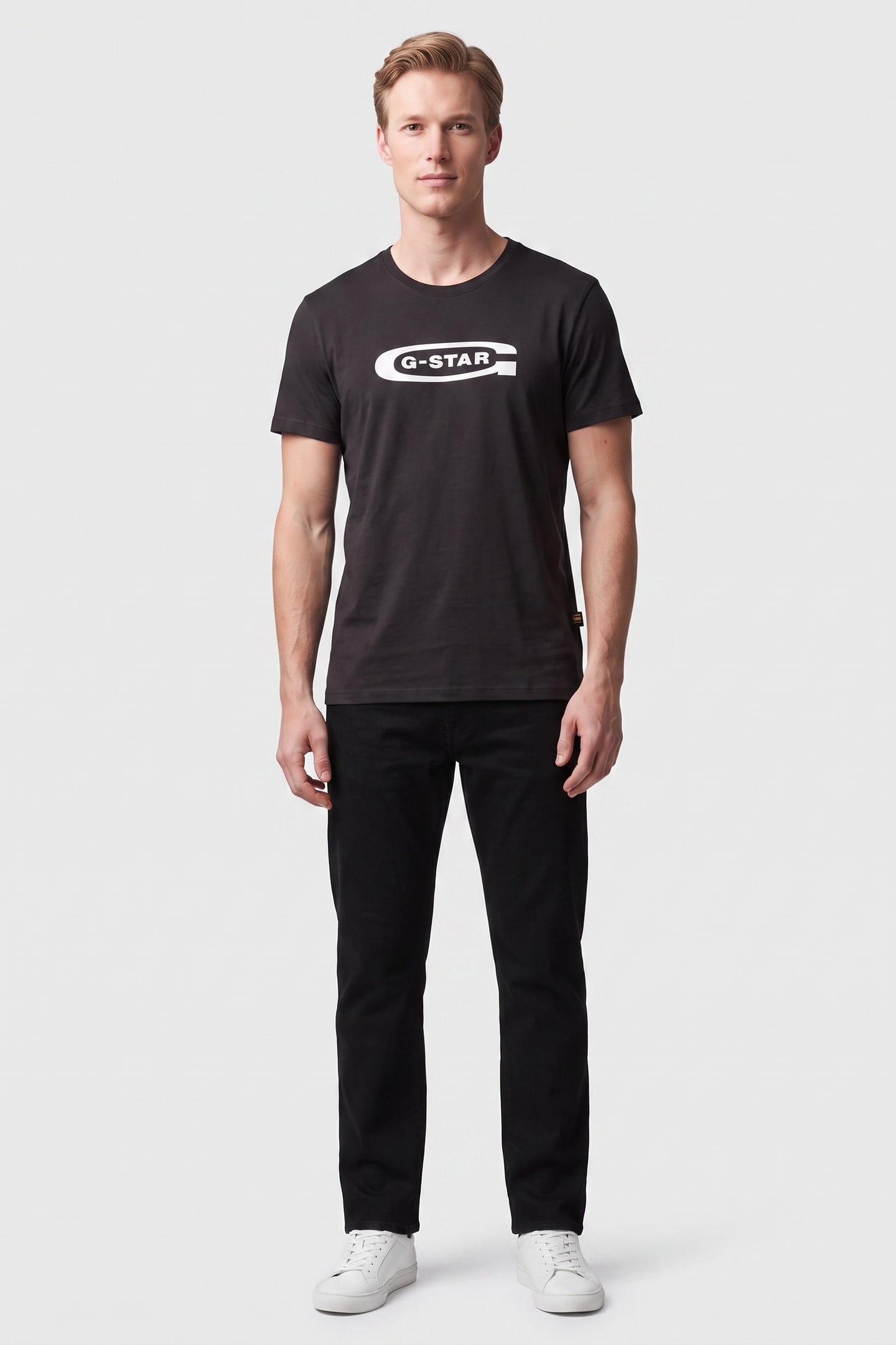 G-Star Old Skool T-shirt Black Maat: XL | Basic T-Shirts Outlet | Heren | Zwart