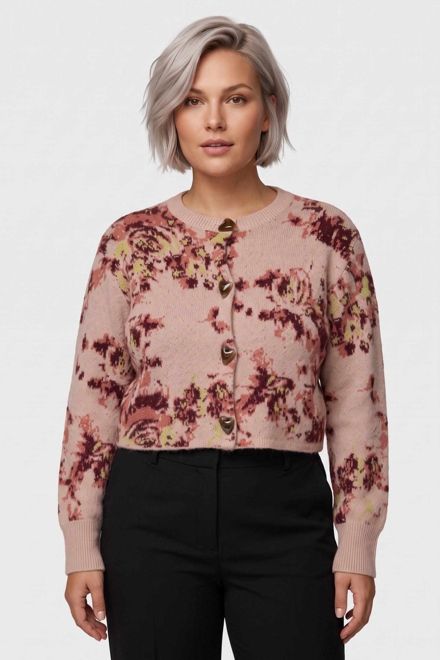 & Other Stories X Debra Jaquard Cardigan Other Maat: S | Longsleeves Outlet | Dames | Roze