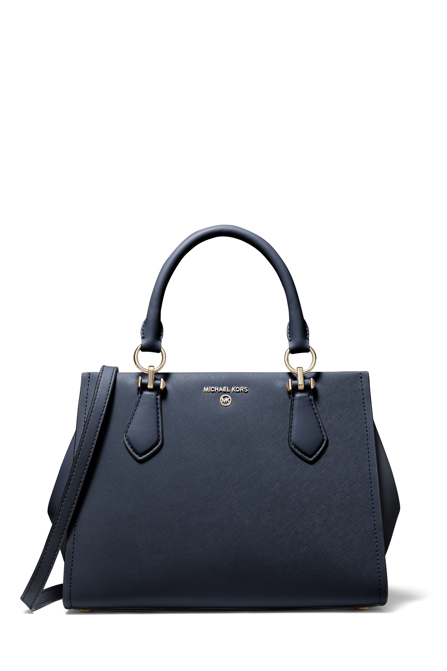 Michael Kors Medium Satchel Navy Maat: OS | Handtassen Outlet | Dames | Blauw