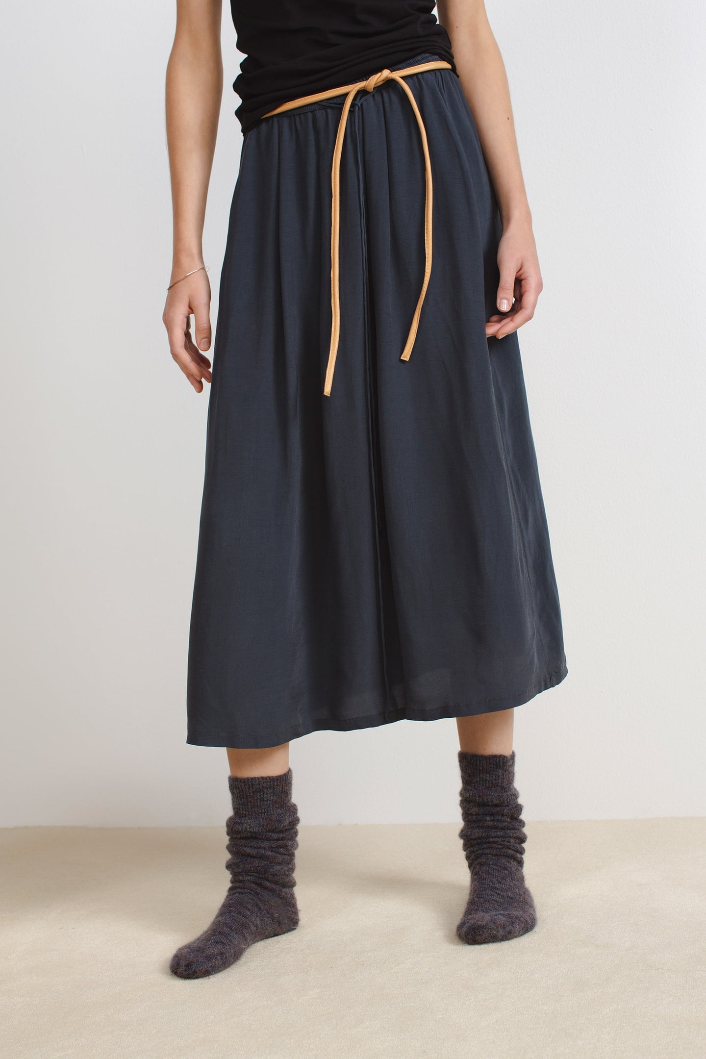 Humanoid Hurtada Graphite Maat: XS | Midi Rokken Outlet | Dames | Blauw