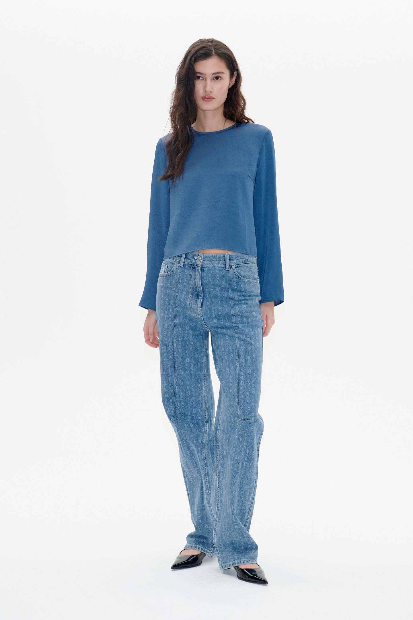 Baum und Pferdgarten Miza Blouse Ensign Blue Maat: 34 | Longsleeves Outlet | Dames | Blauw