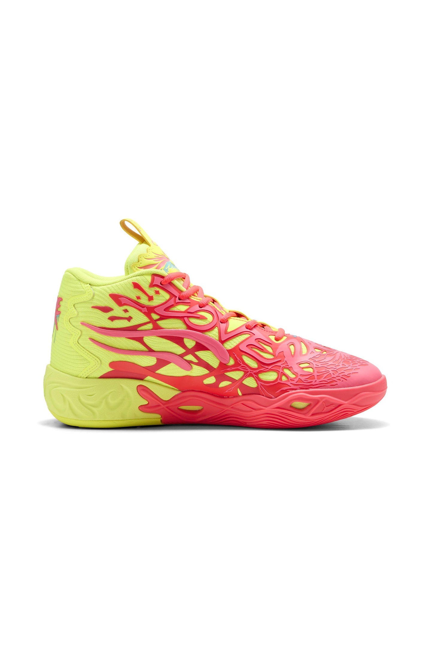 PUMA Unisex Mb.04 1love Pink Alert-yellow Alert Maat: 42.5 | Trainingsschoenen Outlet | Unisex | Geel