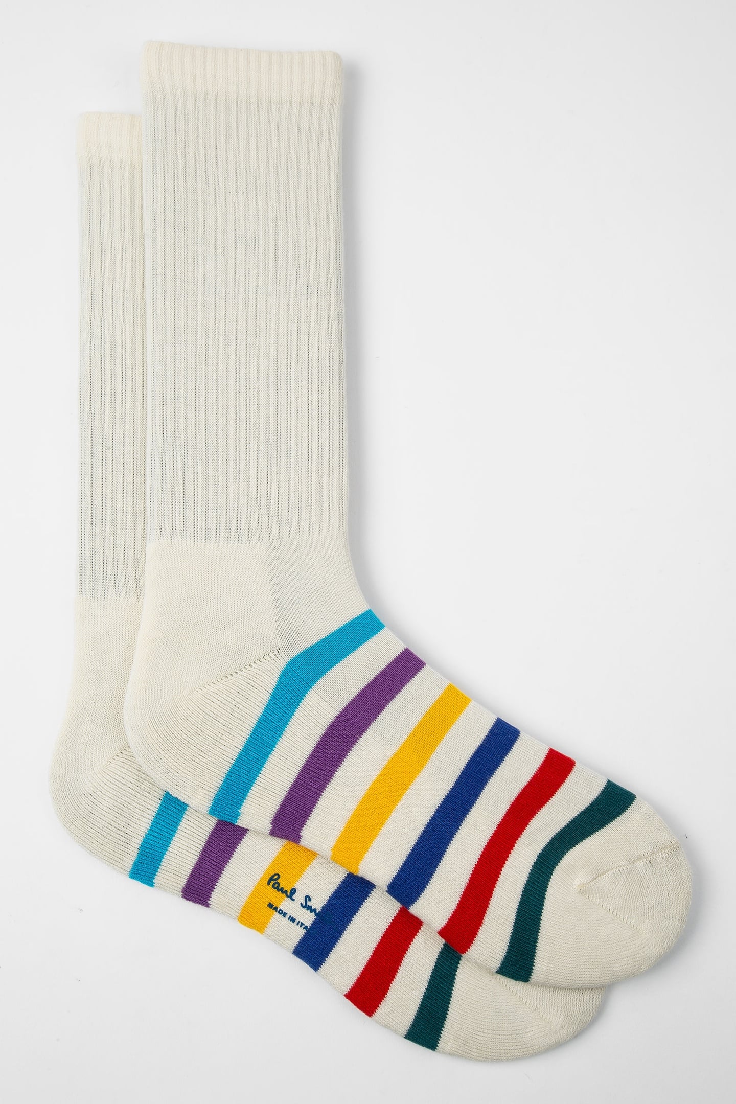 Paul Smith Men Sock Sole Sport Off White Size: OS | Socks Outlet | Heren | Ecru