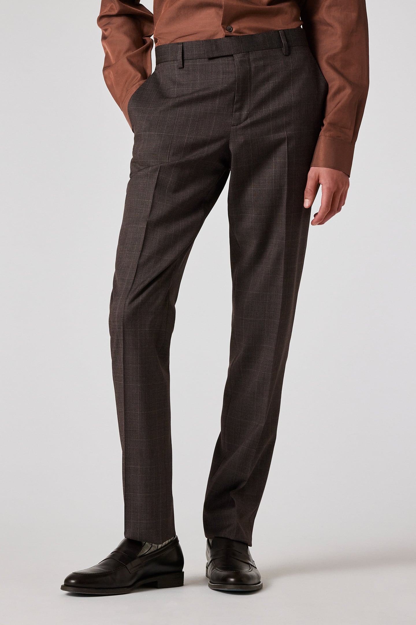 Paul Smith Mens Trouser Dark Violet Maat: W30 | Tailored Broeken Outlet | Heren | Paars