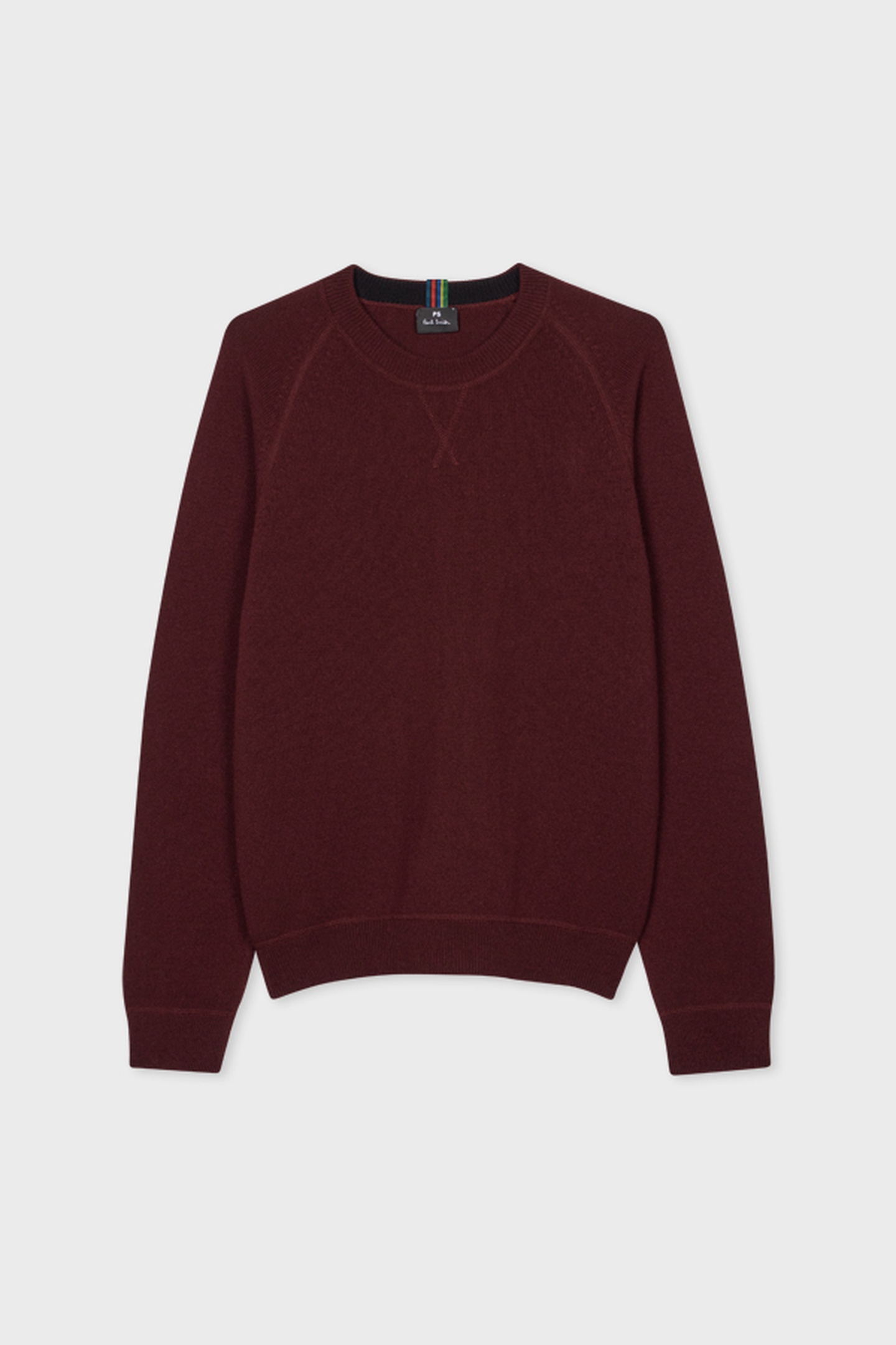 Paul Smith Mens Sweater Crew Neck Burgundy/ Borde Maat: S | Sweaters Outlet | Heren | Bordeaux