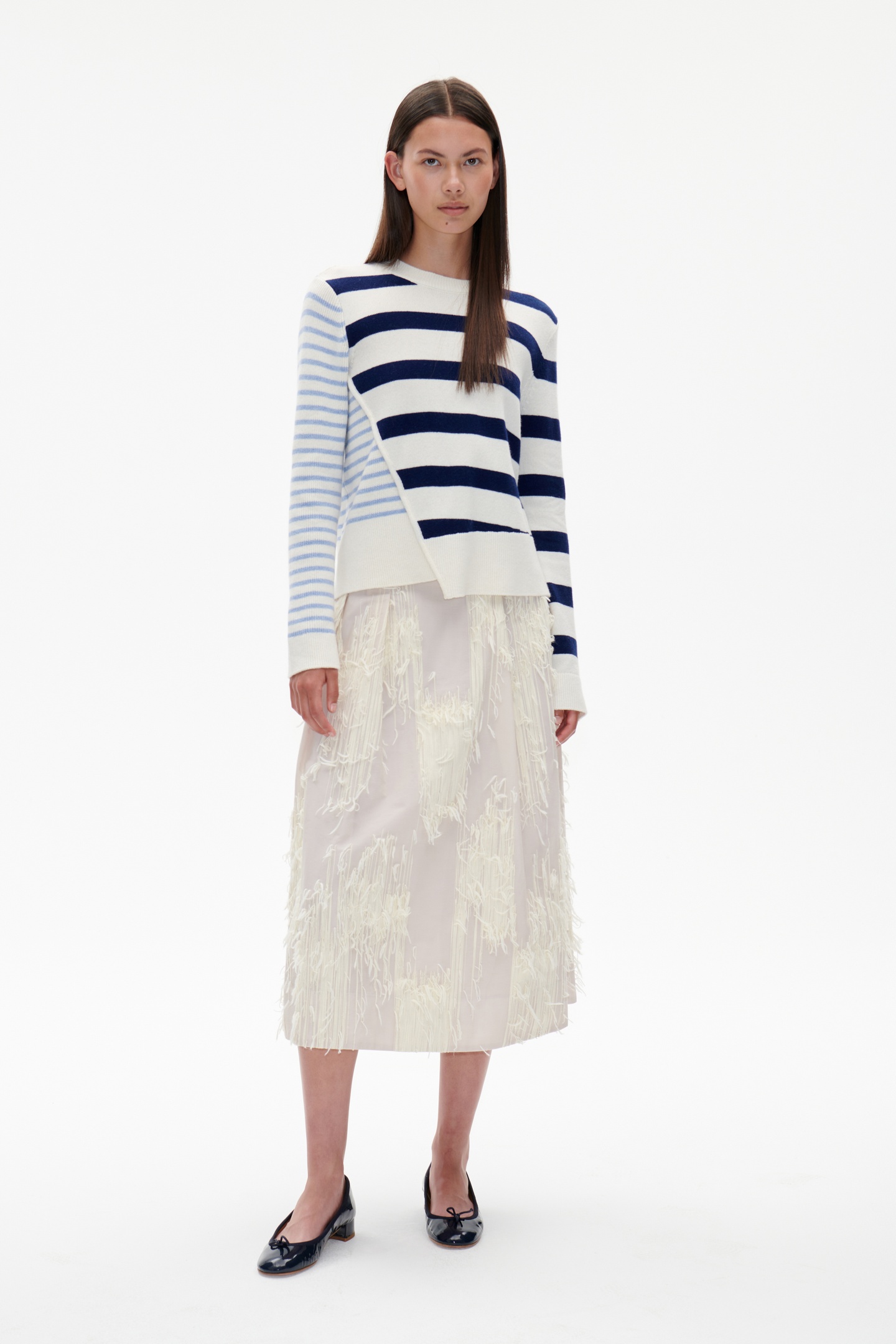 Baum und Pferdgarten Saba Skirt Creamy Thread Maat: 38 | Midi Rokken Outlet | Dames | Ecru