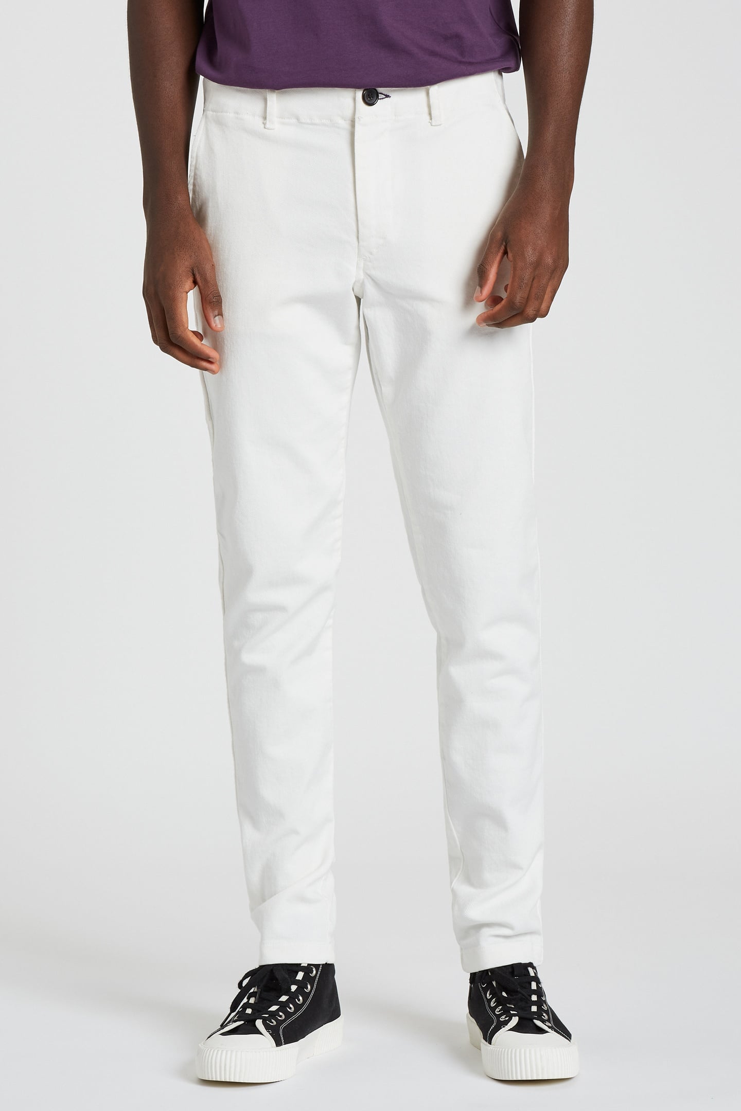 Paul Smith Mens Tapered Fit Trouser White Size: W34 R | Tailored Pants Outlet | Heren | Wit
