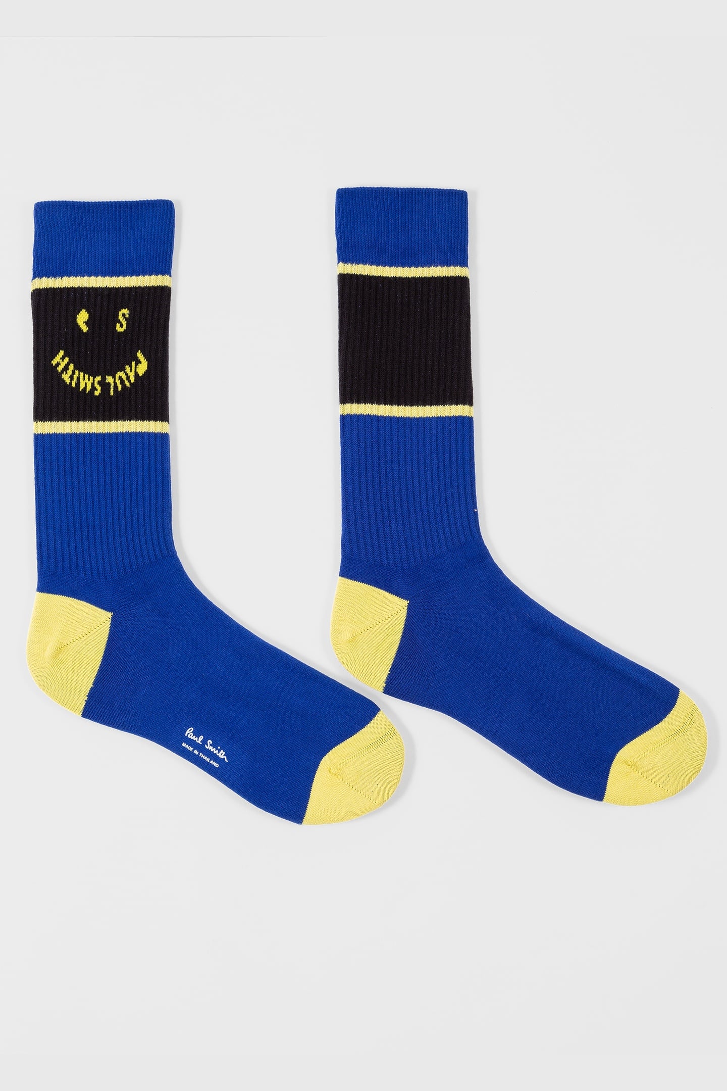 Paul Smith Men Sock Happy Cobalt Blue Size: OS | Socks Outlet | Heren | Blauw