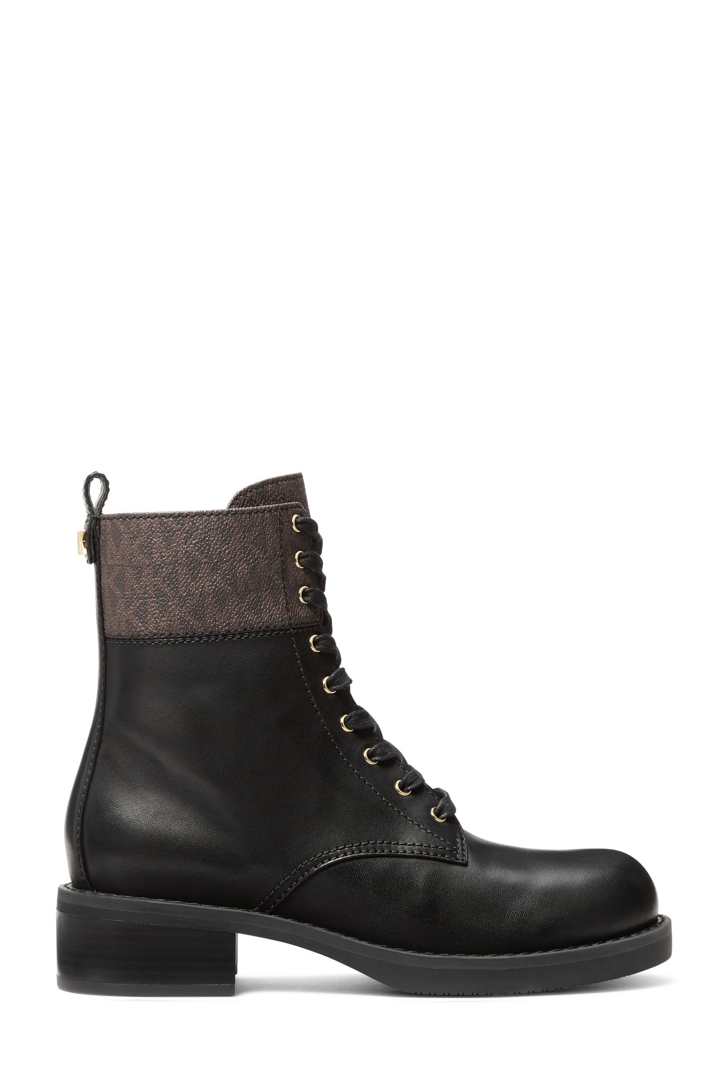 Michael Kors Lyle Boot Brown/black Maat: 39 | Laarzen Outlet | Dames | Zwart
