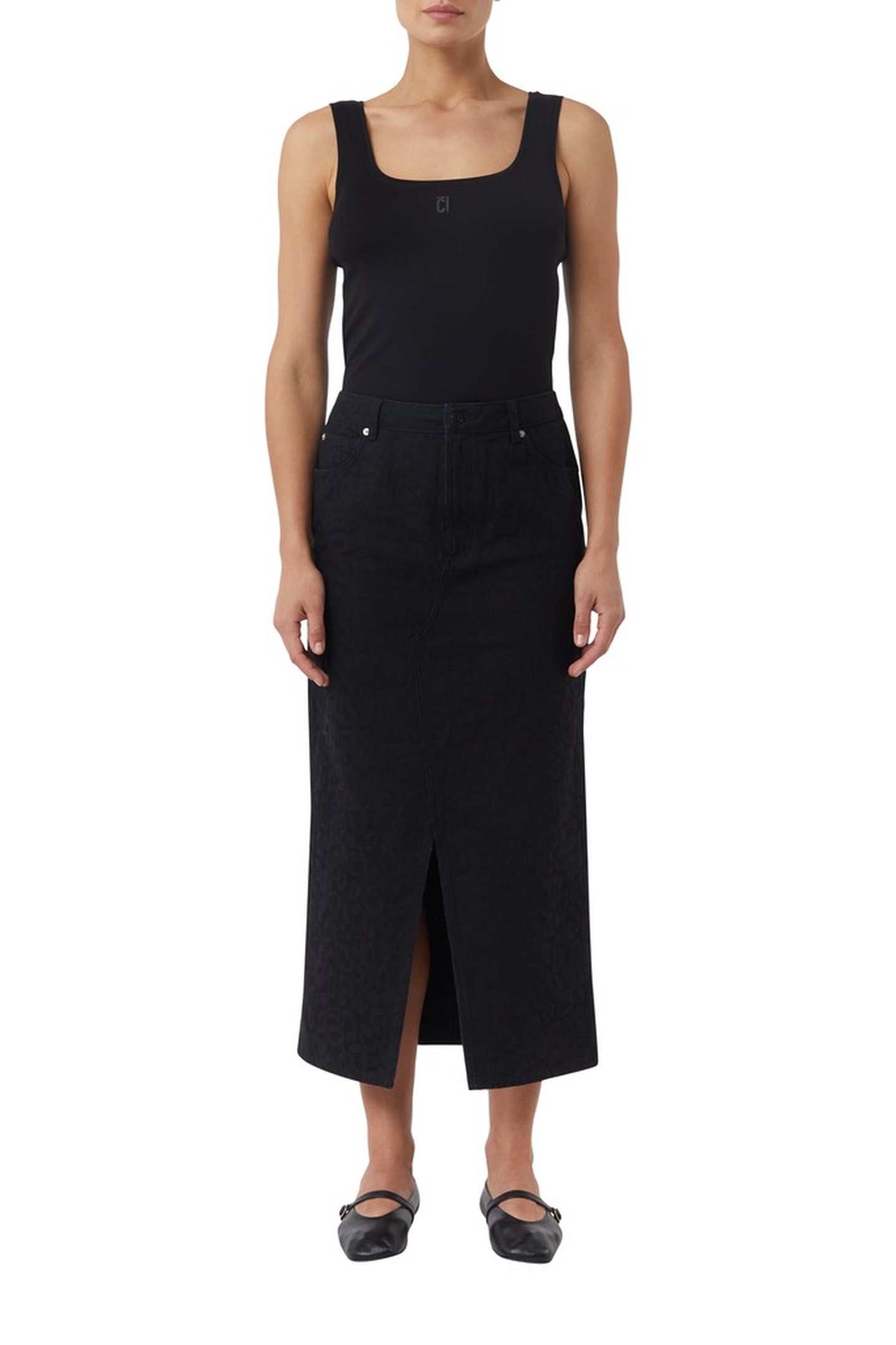 Comma  Skirts Black Maat: 36 | Midi Rokken Outlet | Dames | Zwart
