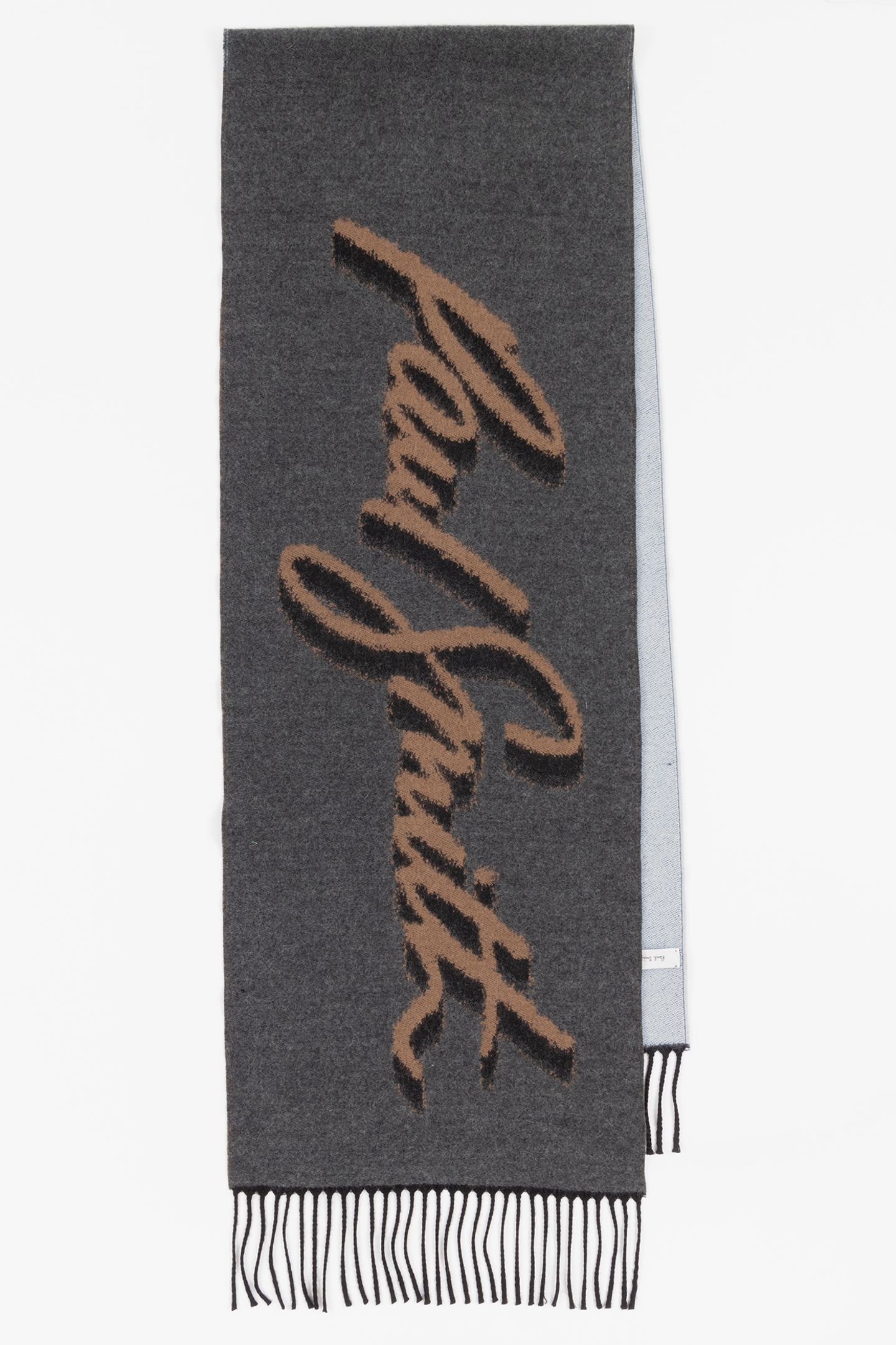 Paul Smith Men Scarf Logo Col Block Slate Size: OS | Scarves & Gloves Outlet | Heren | Grijs