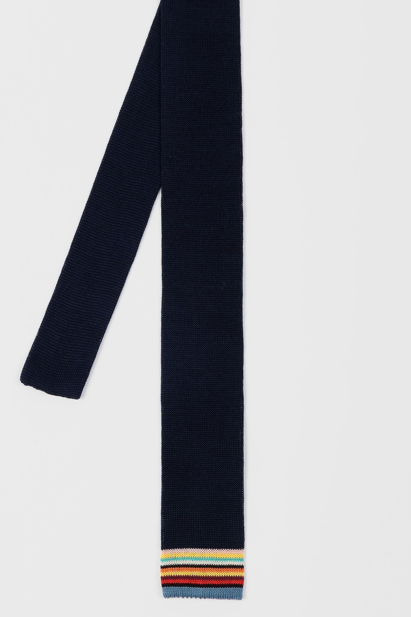 Paul Smith Men Tie Knit Sig Tipping Navy Größe: OS | Krawatten Outlet | Herren | Blau