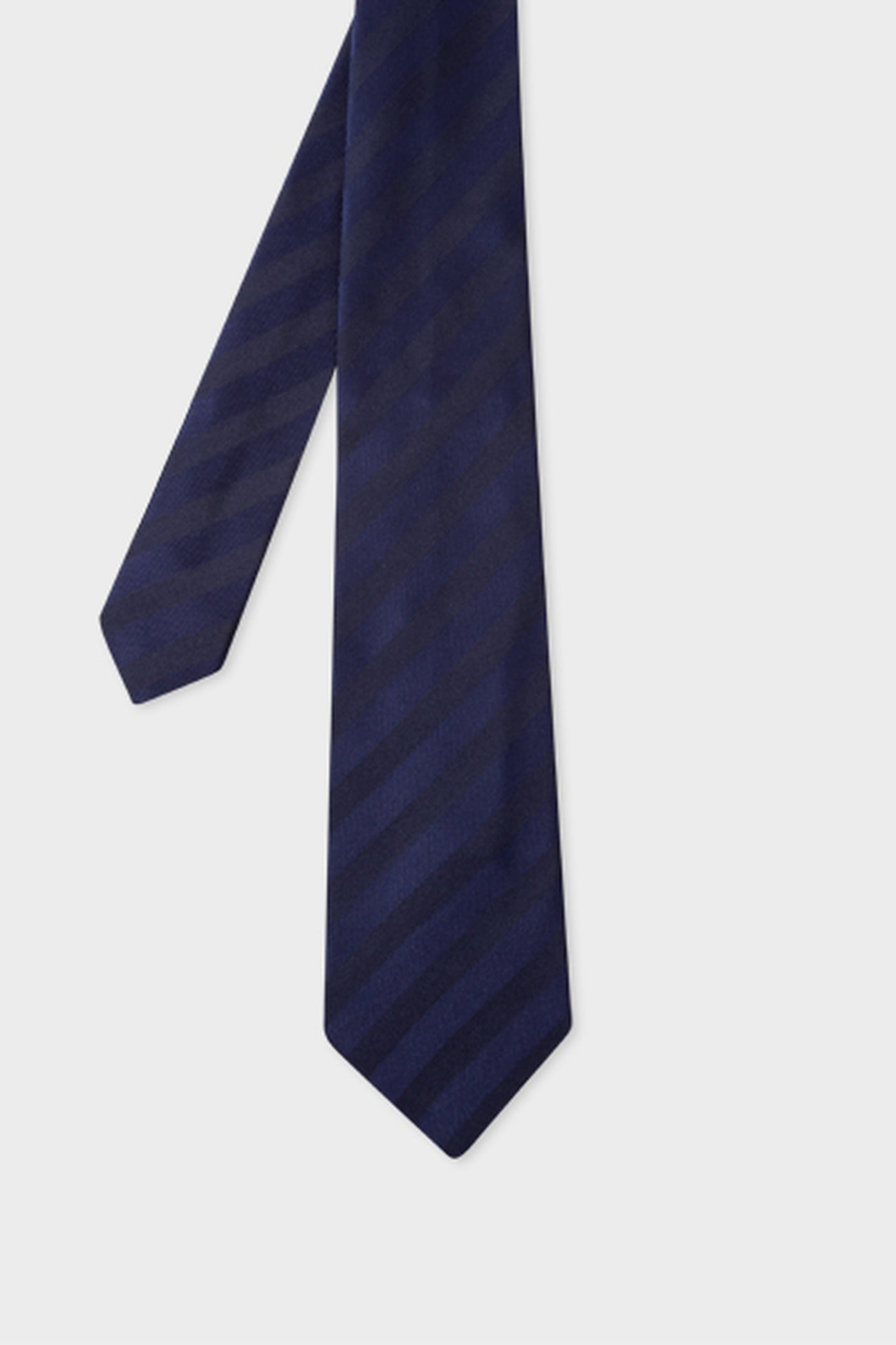 Paul Smith Men Tie Mono Stripe Very Dark Navy Size: 8 | Ties Outlet | Heren | Blauw