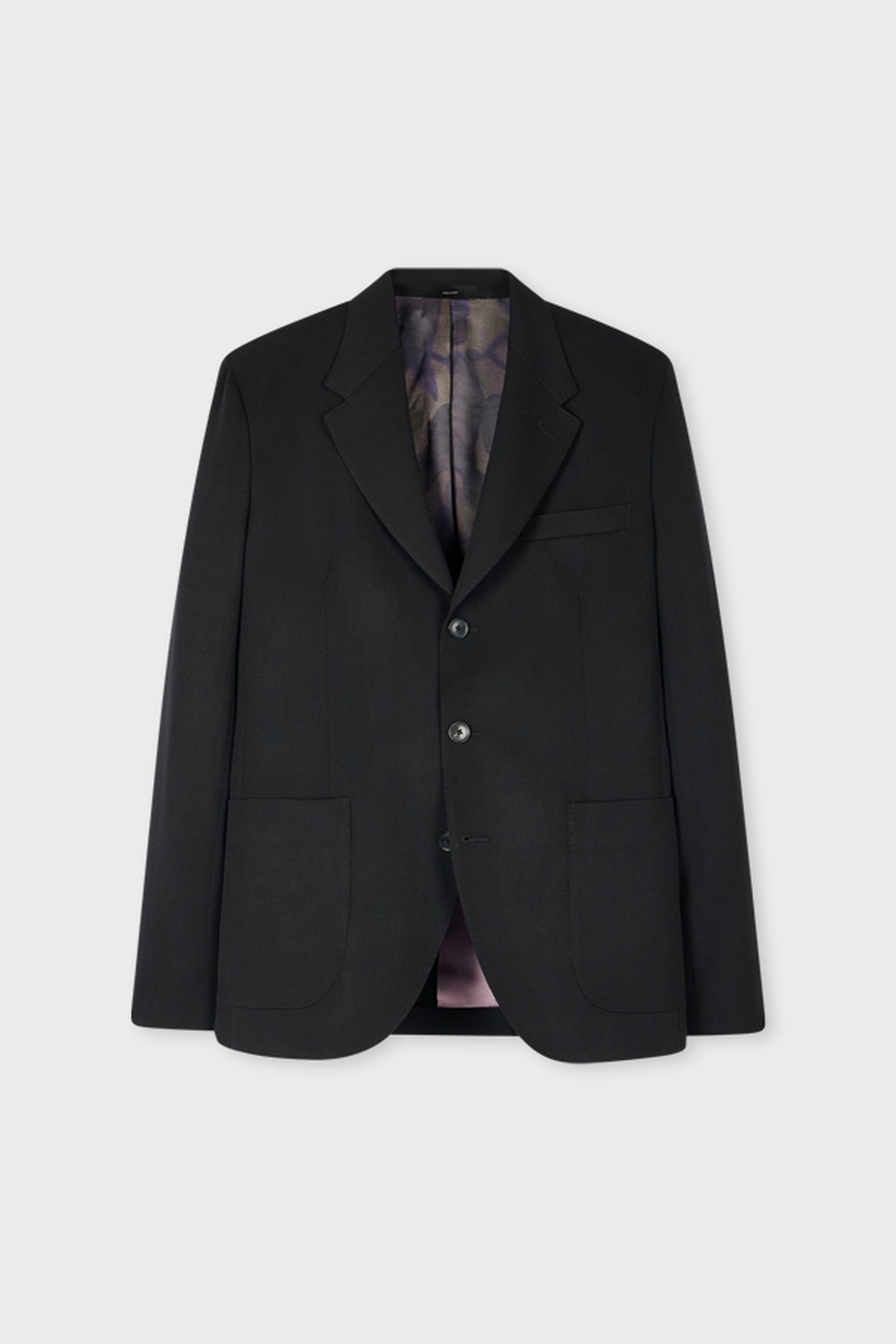 Paul Smith Mens 3 Button Jacket Black Größe: 48 | Blazer Outlet | Herren | Schwarz