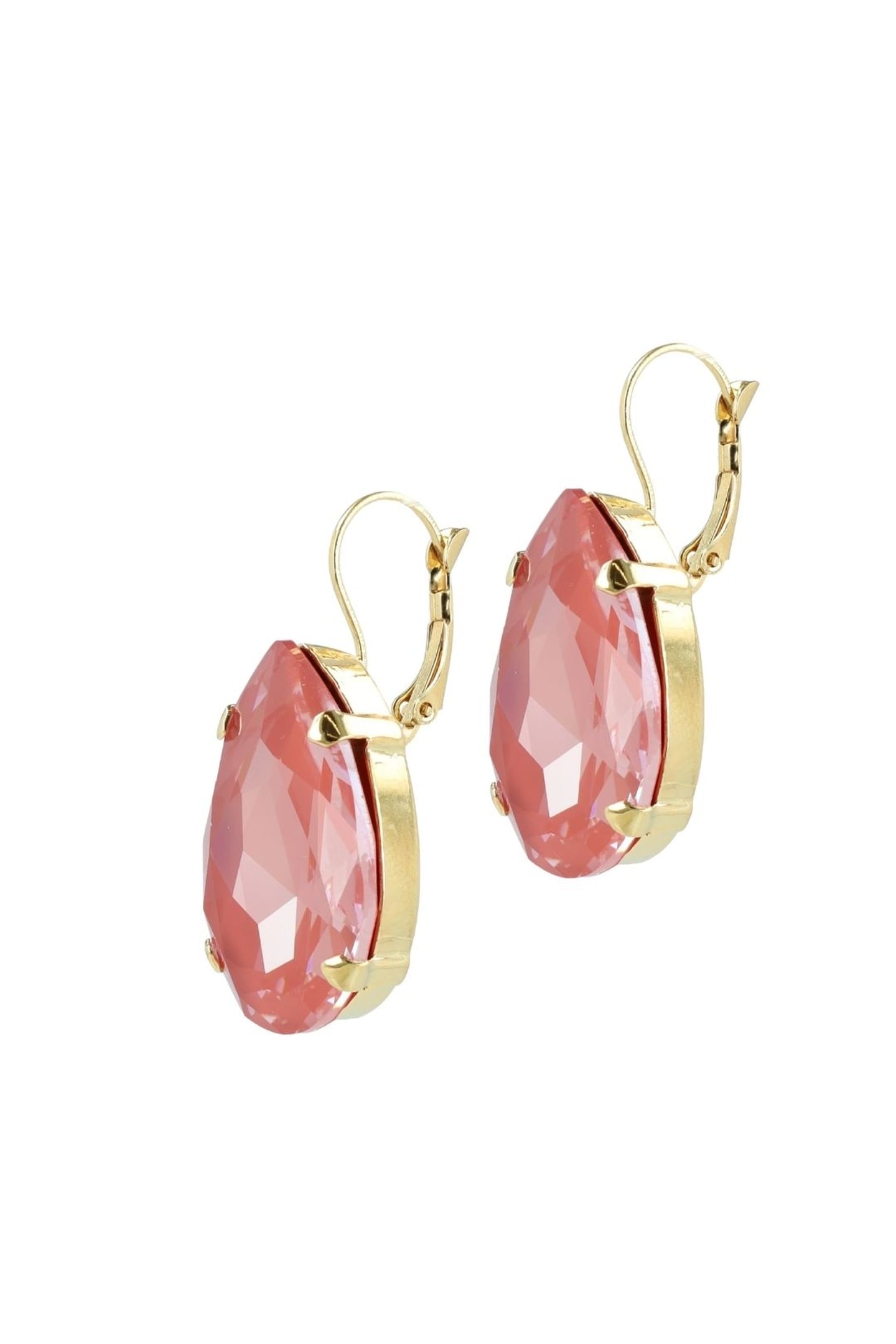 OTAZU Eva Earhangers Maroon - Short Red Maat: OS | Oorbellen Outlet | Dames | Rood
