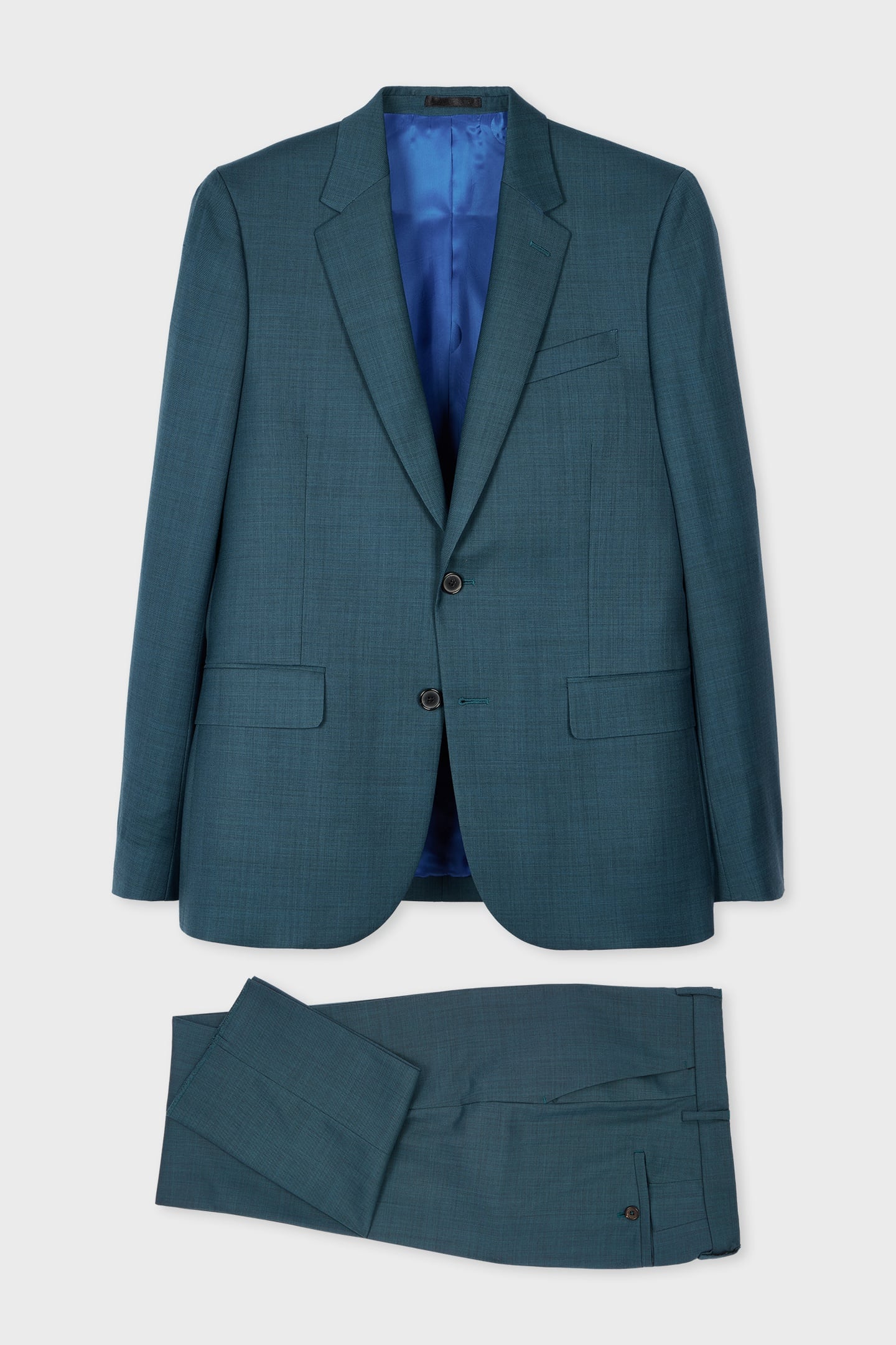 Paul Smith Mens Tailored Fit 2 Button Suit Petrol Blue Size: 50 R | Blazers Outlet | Heren | Blauw