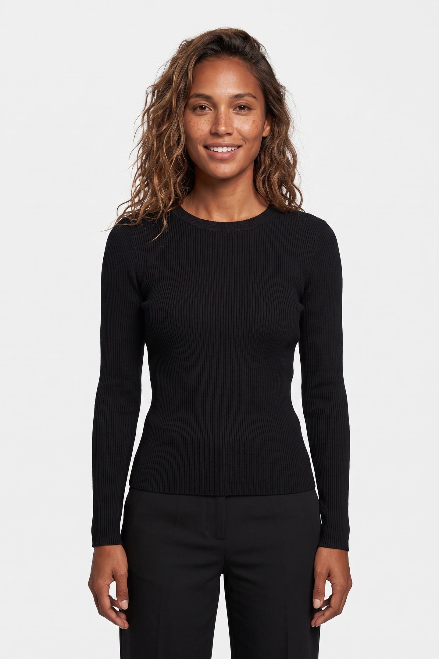 ARKET Tint Rib Sweater Black Size: XS | Sweaters Outlet | Dames | Zwart