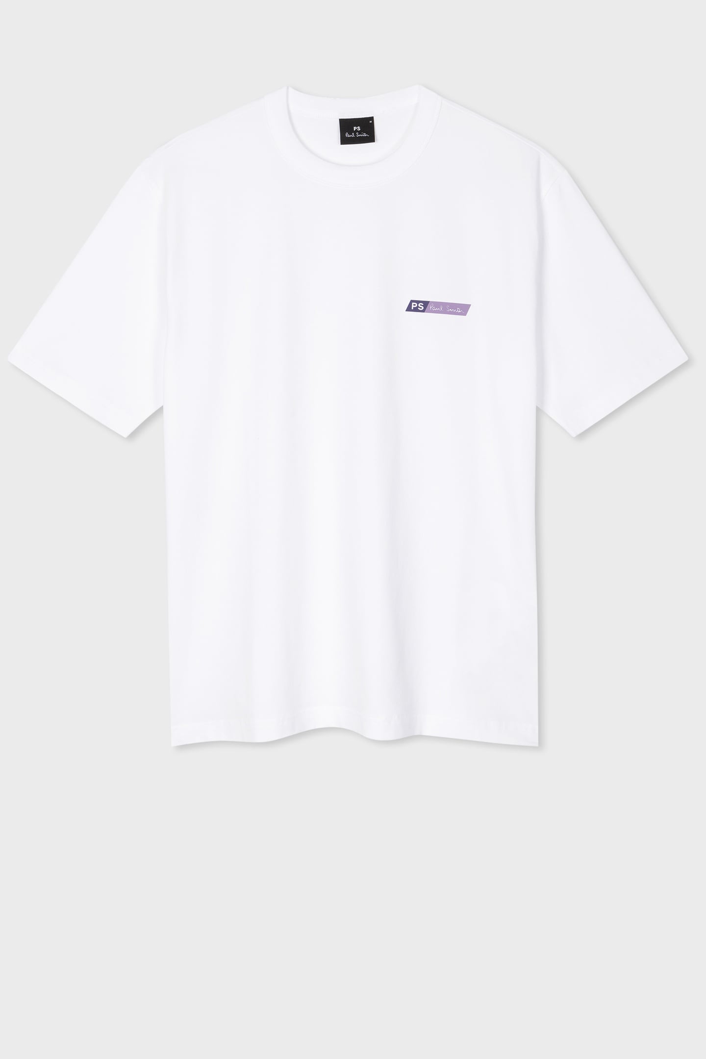 Paul Smith Mens Ss Tshirt Ps Tilt White Maat: M | Basic T-Shirts Outlet | Heren | Wit