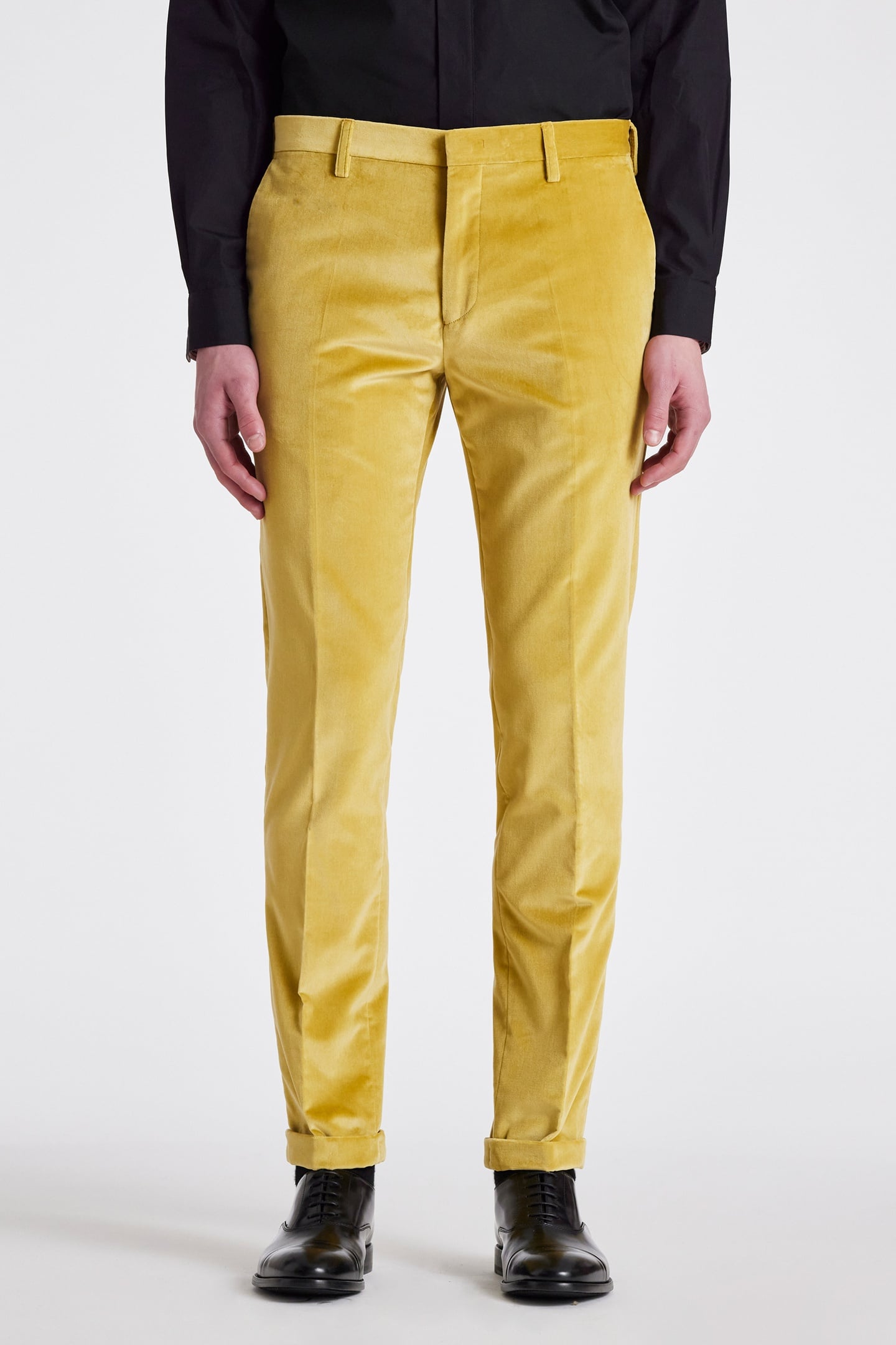 Paul Smith Mens Trouser Golden Yellow Size: W32 | Tailored Pants Outlet | Heren | Goud