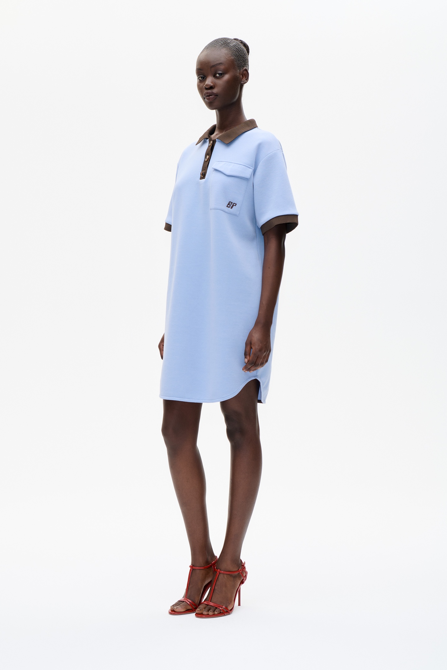 Baum und Pferdgarten Joncy Dress Bel Air Blue Maat: L | Blousejurken Outlet | Dames | Blauw