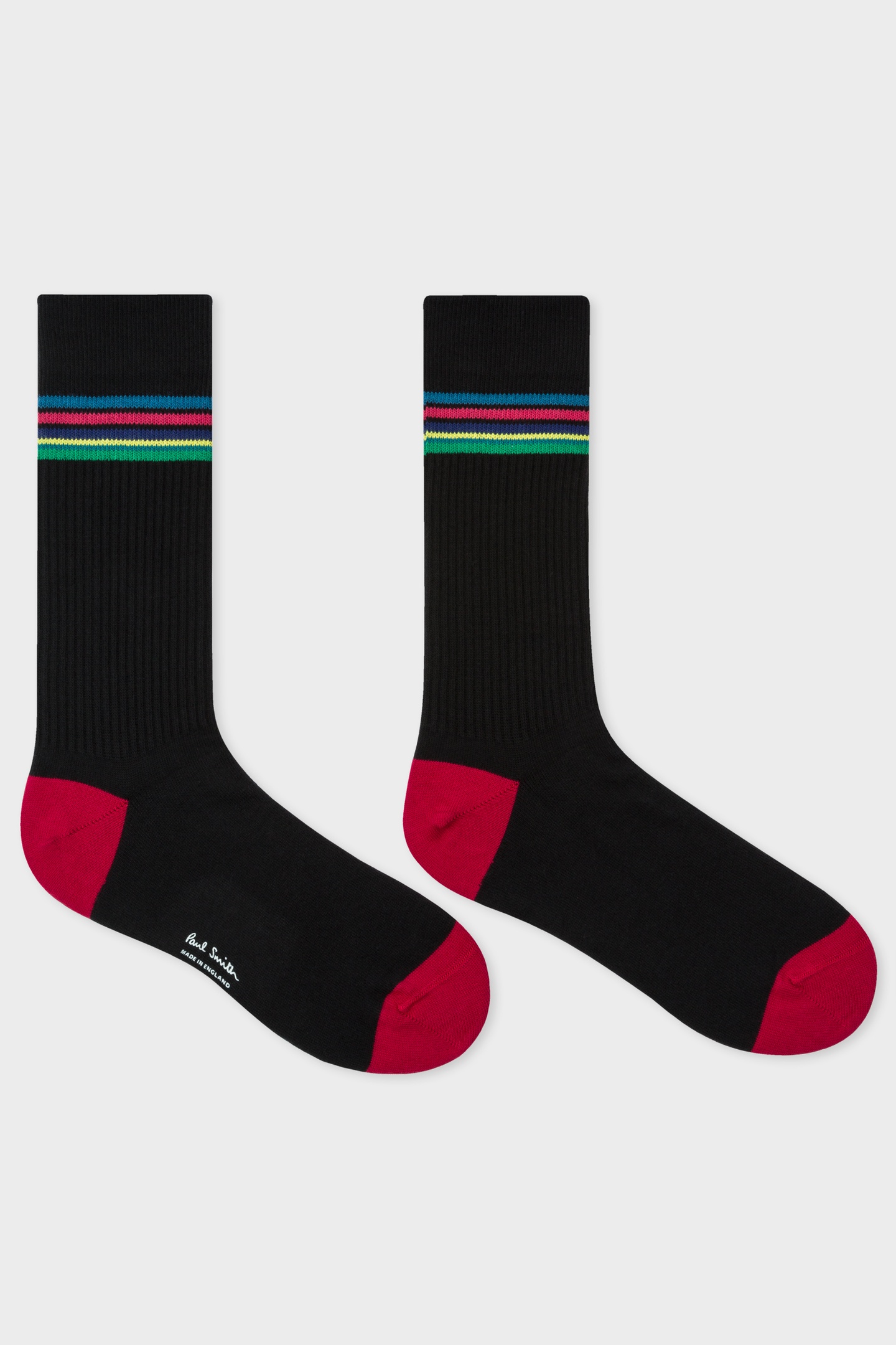 Paul Smith Men Sock Duo Rib Black Maat: OS | Sokken Outlet | Heren | Zwart