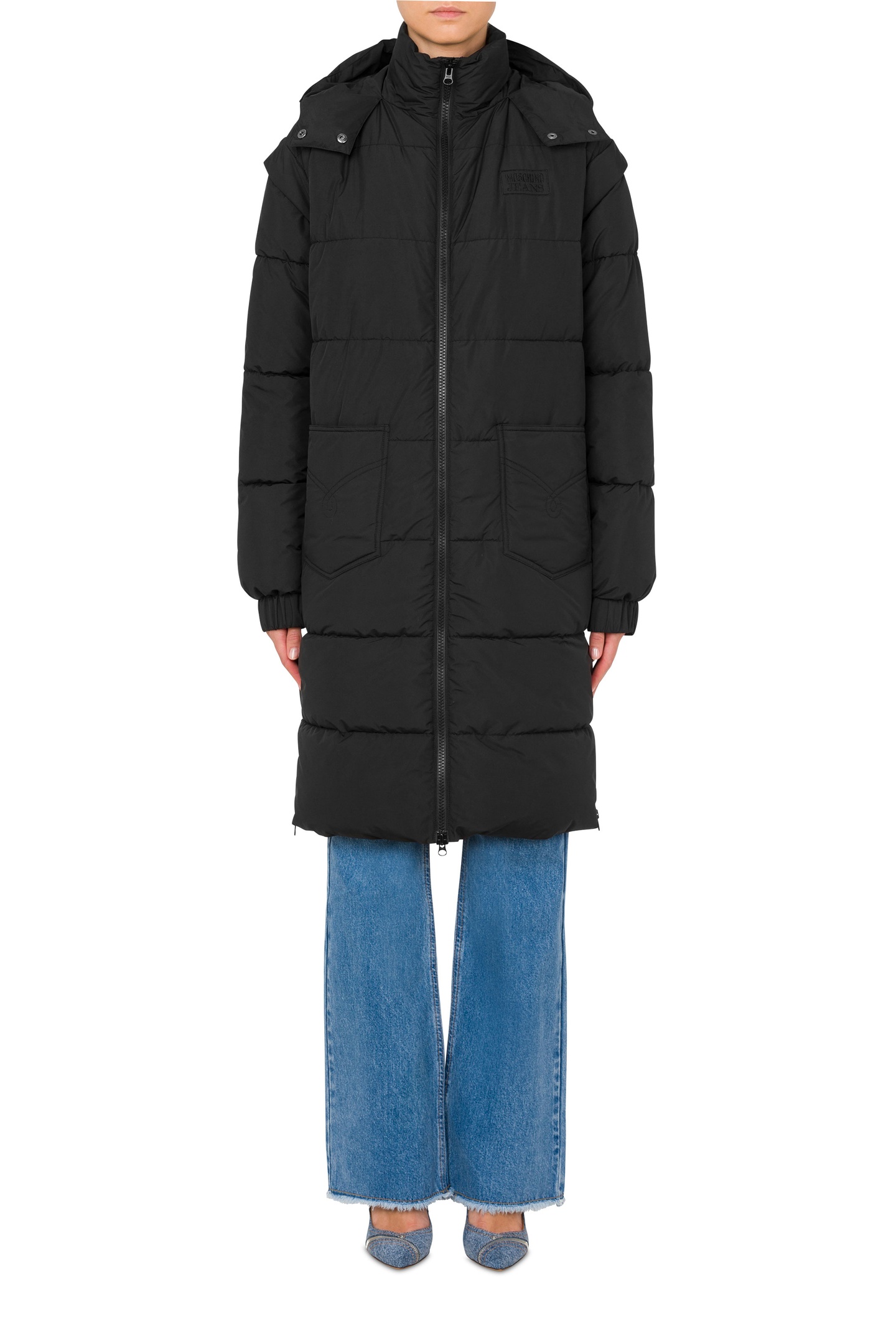 Moschino Outerwear Black Maat: S | Winterjassen Outlet | Dames | Zwart