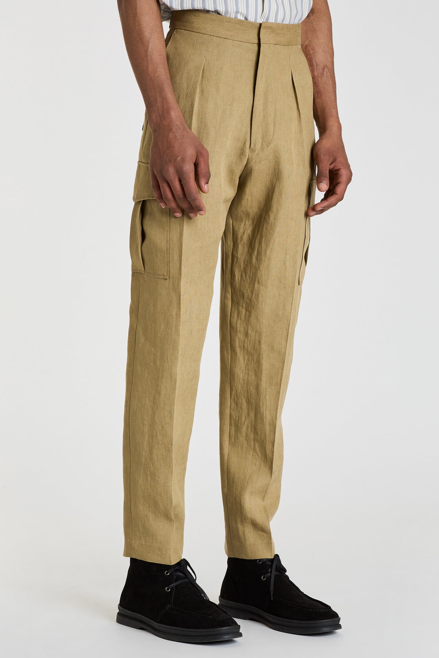 Paul Smith Gents Cargo Trouser Olive Green Size: W32 | Cargo Pants Outlet | Heren | Bruin