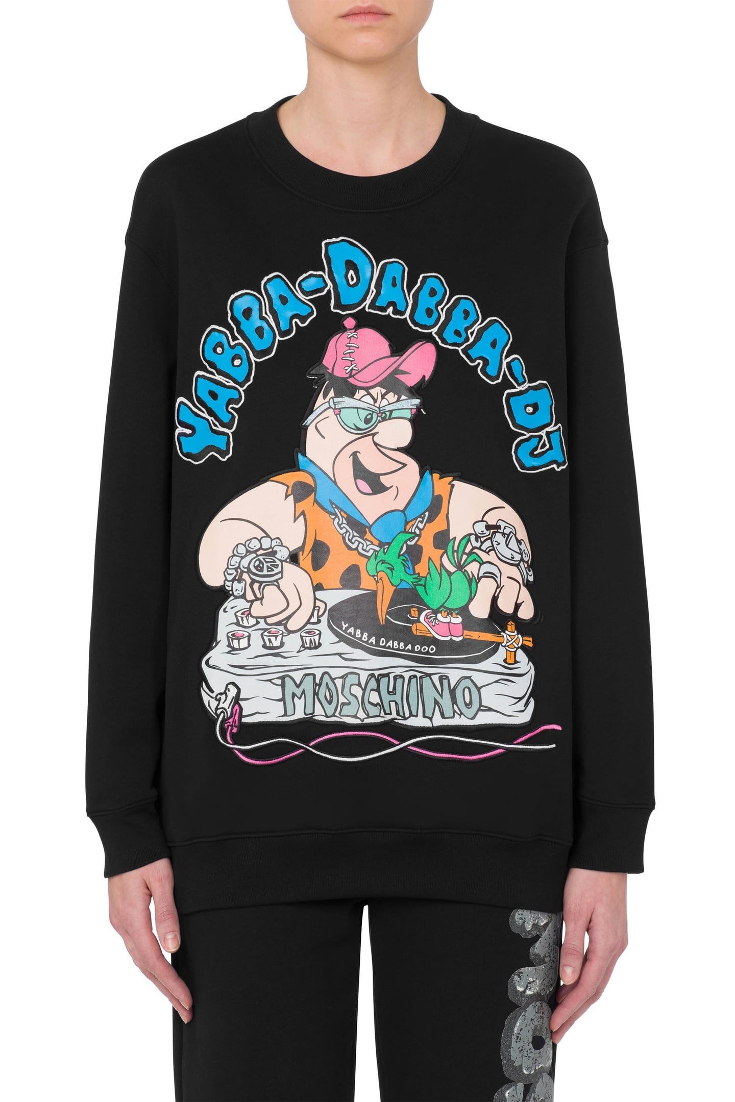 Moschino Crewneck Sweatshirt Black Maat: 52 | Sweaters Outlet | Heren | Zwart
