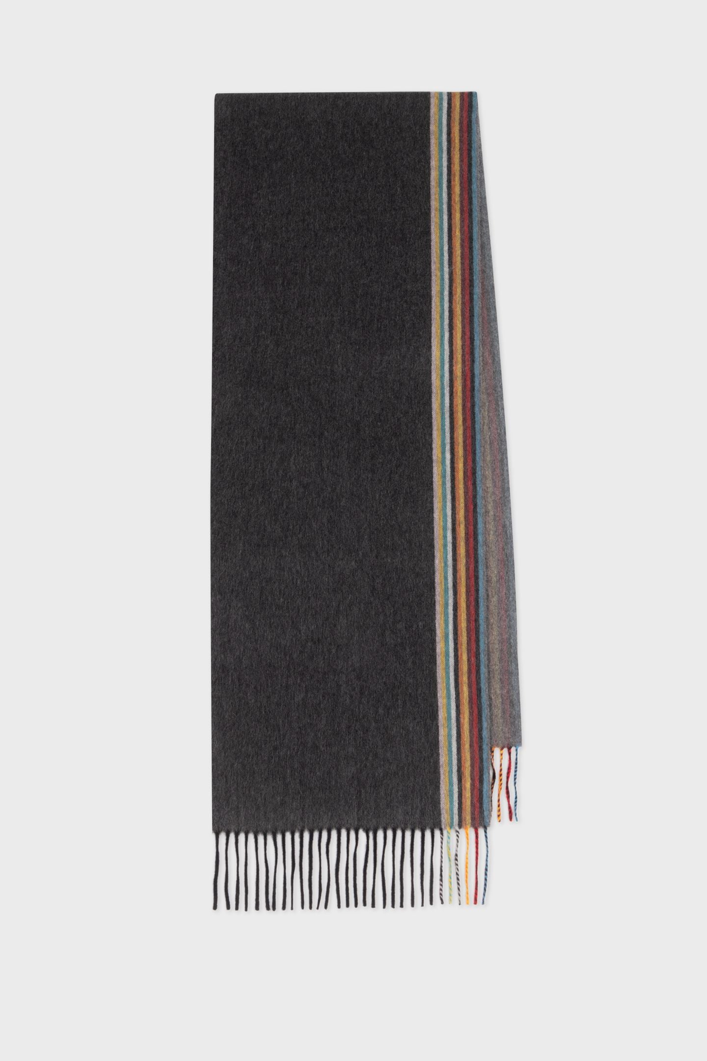 Paul Smith Men Scarf Sig Woven Edge Black Maat: OS | Handschoenen Outlet | Heren | Zwart