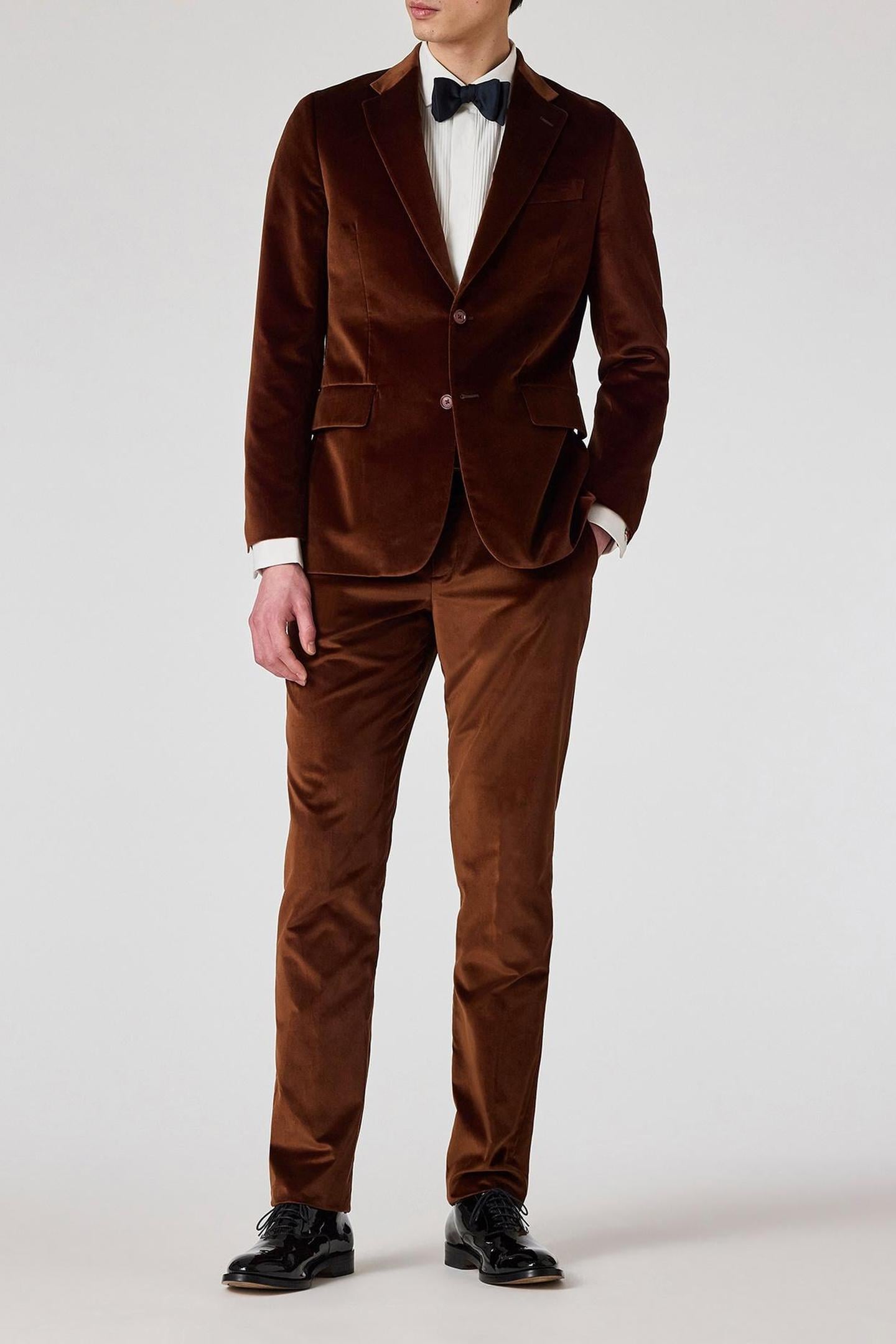 Paul Smith Mens Tailored Fit 2 Button Jacket Brown Größe: 46 | Blazer Outlet | Herren | Braun