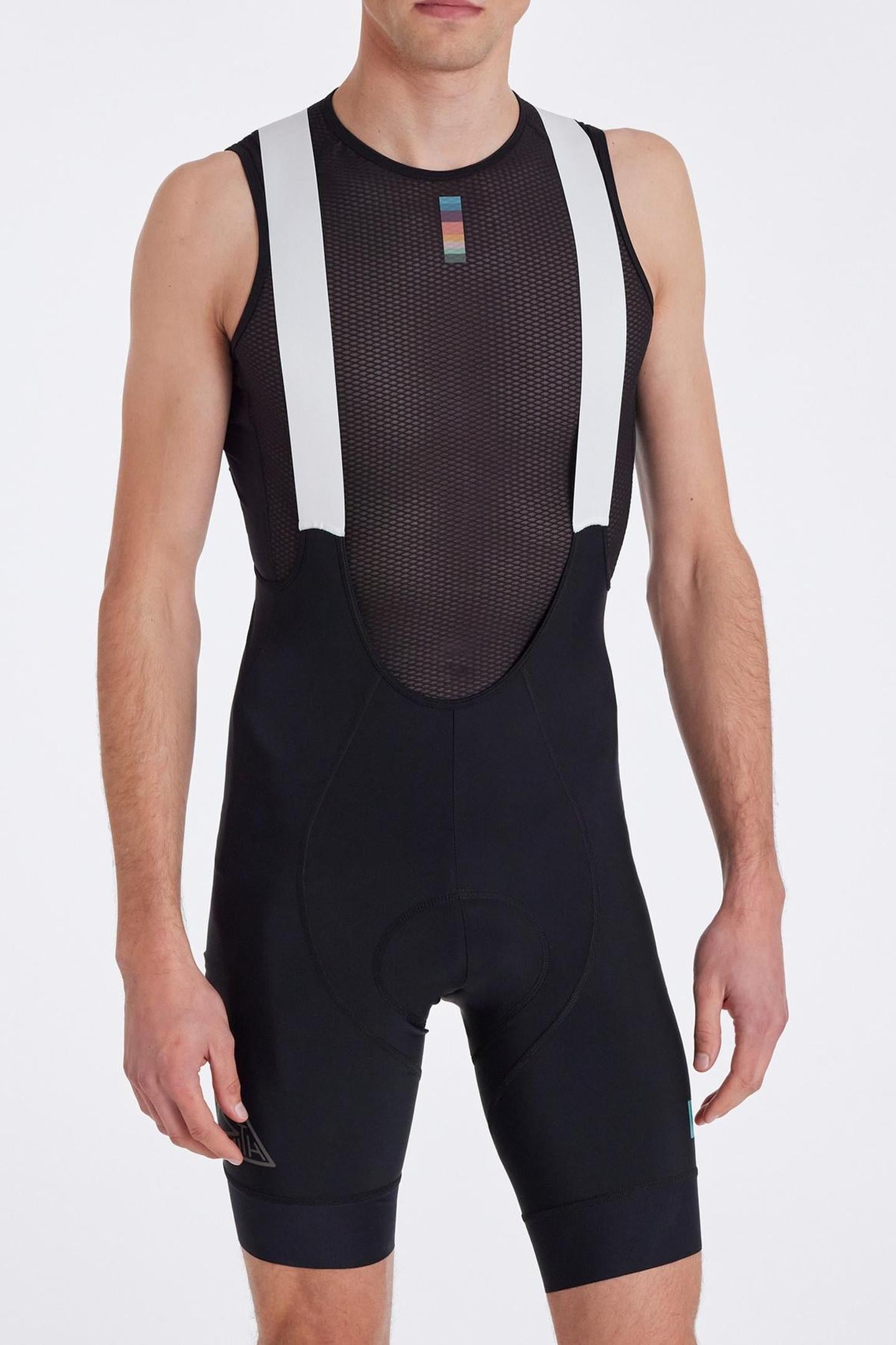 Paul Smith Mens Cycle Bibs Artist Bl Black Size: L | Shorts Outlet | Heren | Zwart