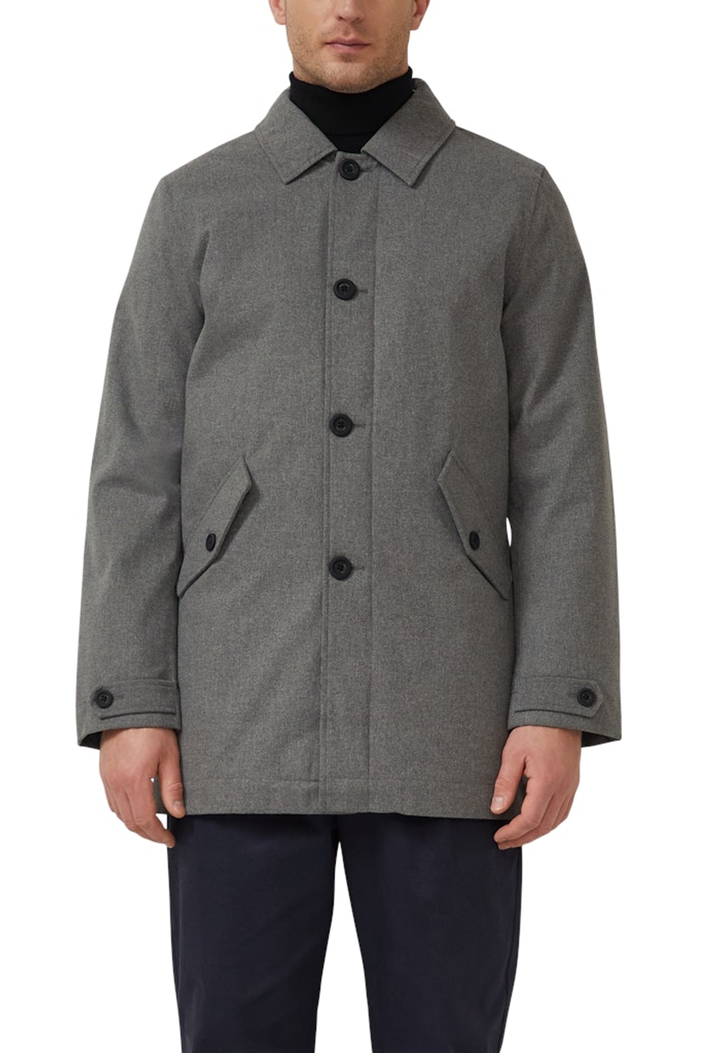 s.Oliver  Jackets Outdoor Grey/black Maat: 54 | Winterjassen Outlet | Heren | Grijs