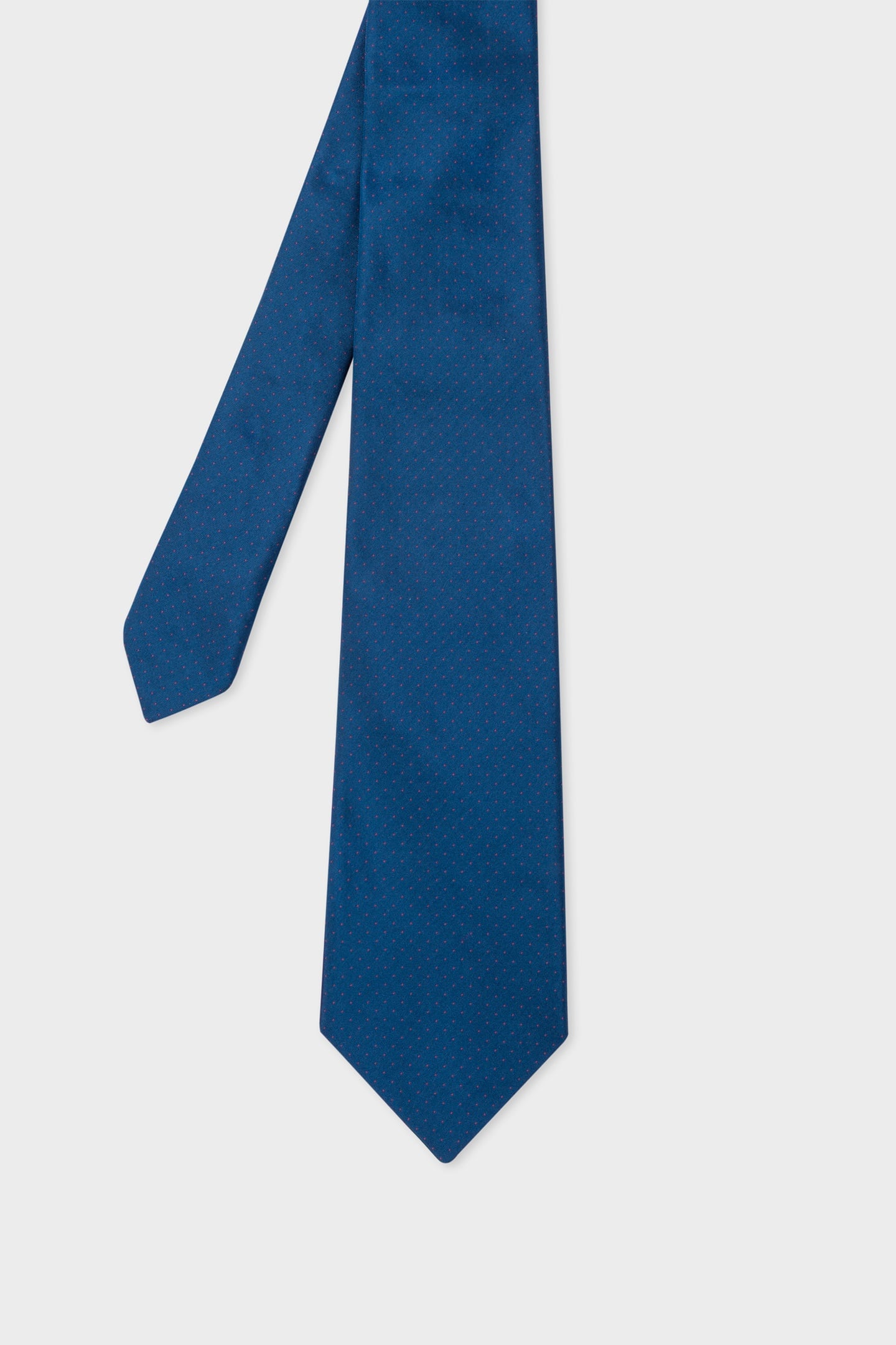 Paul Smith Men Tie 8cm Wide Pin Dot Navy Size: OS | Ties Outlet | Heren | Blauw
