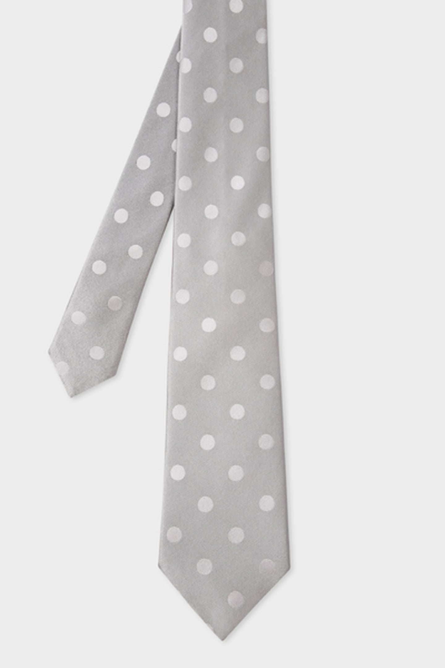 Paul Smith Men Tie Spot Grey Size: 8 | Ties Outlet | Heren | Grijs