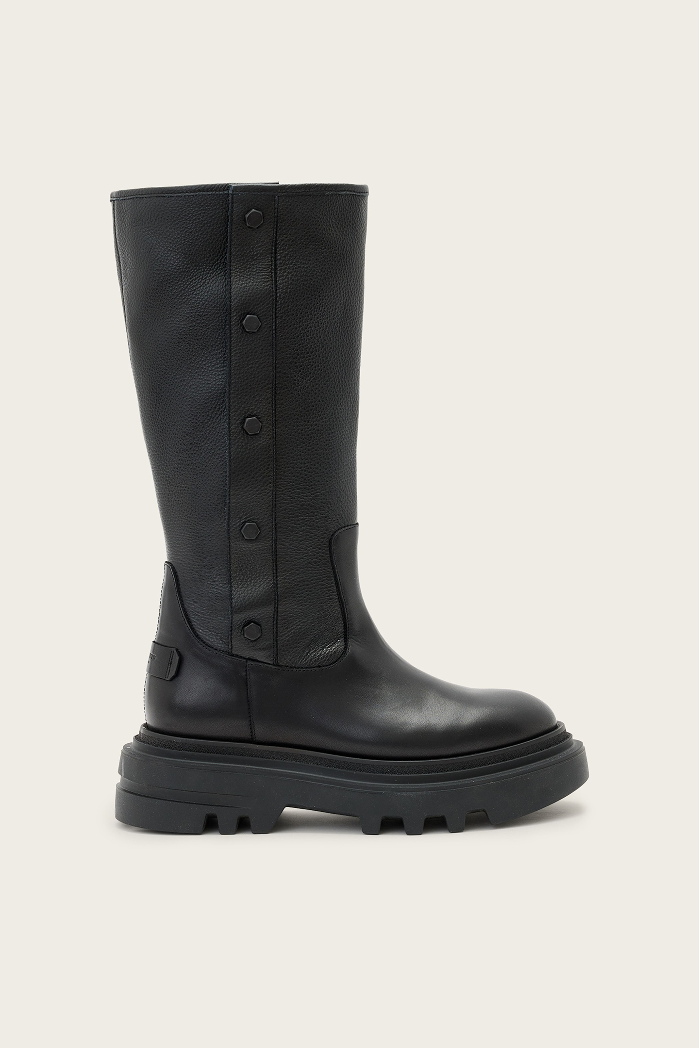 AllSaints Carina Boot Black Maat: 36 | Laarzen Outlet | Dames | Zwart