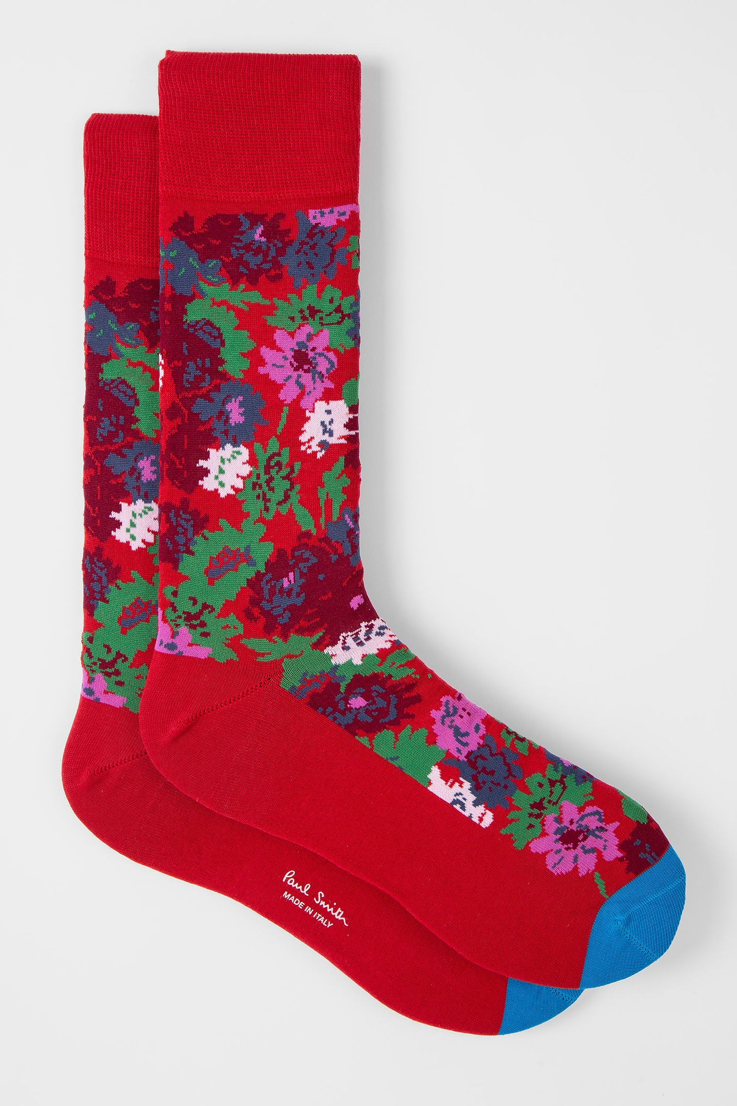 Paul Smith Men Sock Ulrich Floral Red Maat: OS | Sokken Outlet | Heren | Rood