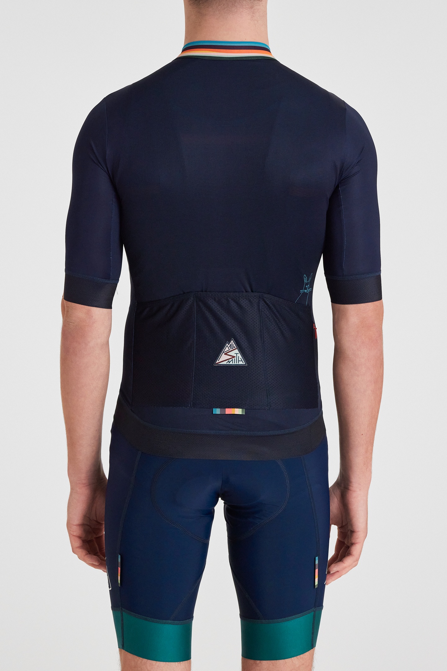 Paul Smith Mens Cycle Jersey S/s Artist Stripe Very Dark Navy Size: S | Long-Sleeved T-Shirts Outlet | Heren | Blauw