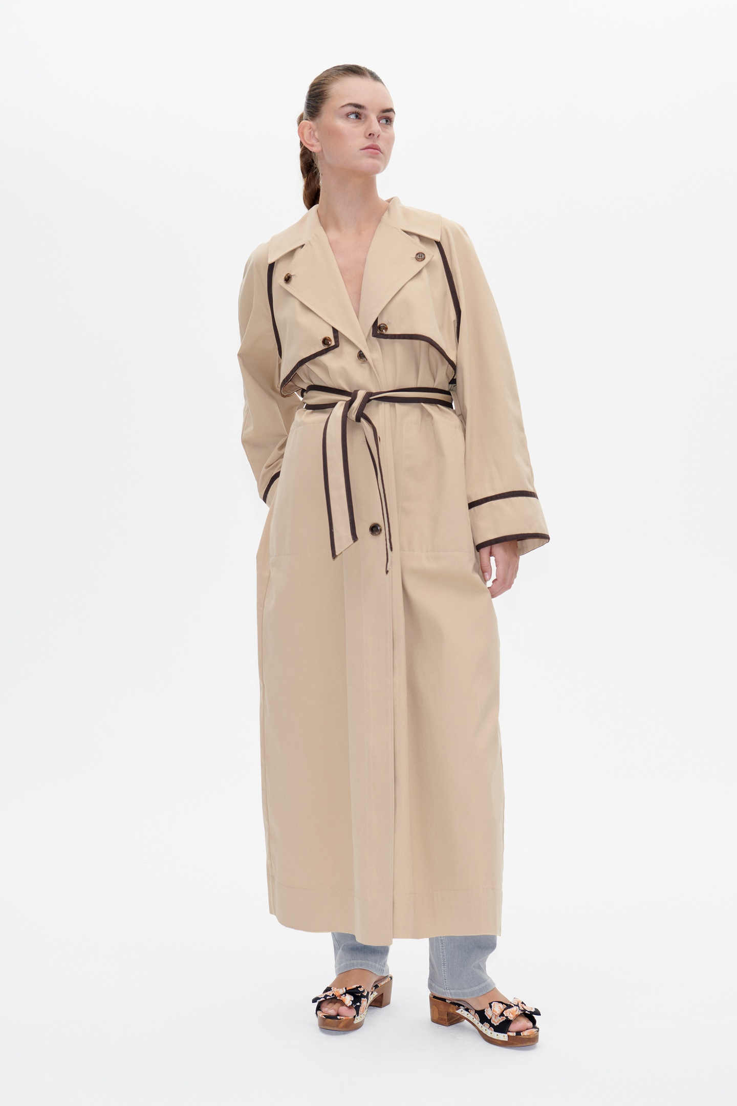 Baum und Pferdgarten Deona Coat Travertine Maat: 34 | Regenjassen Outlet | Dames | Beige