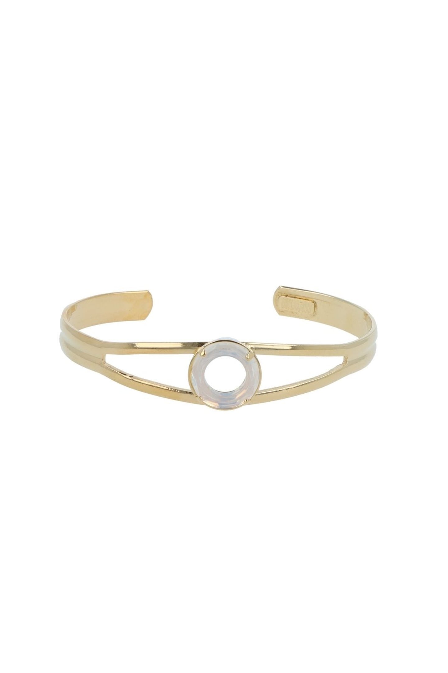 OTAZU Halo Bracelet White Opal White Maat: OS | Armbanden Outlet | Dames | Goud