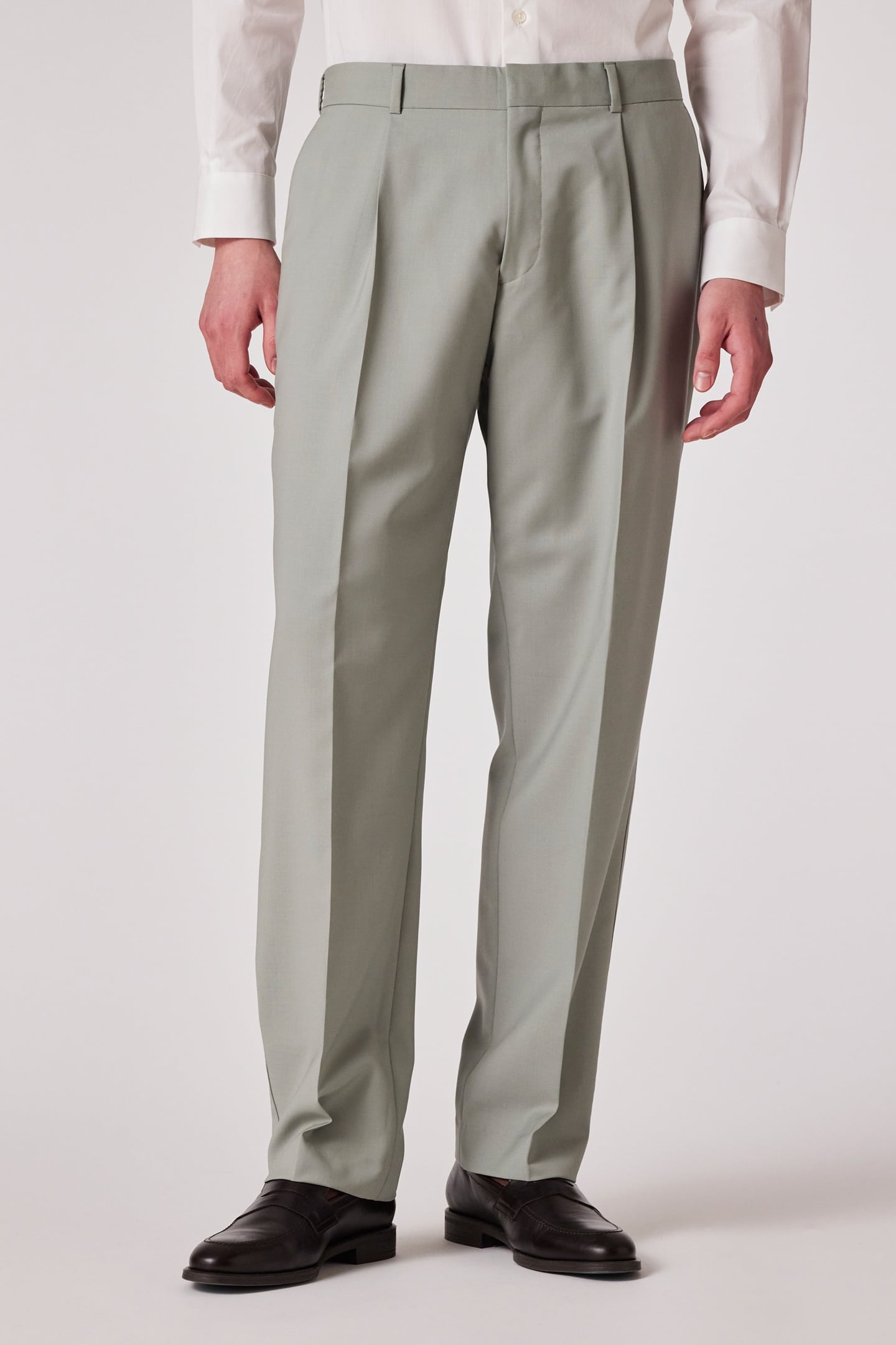Paul Smith Mens Trouser Lt Greyish Green Größe: W30 | Maßgeschneiderte Hosen Outlet | Herren | Grün