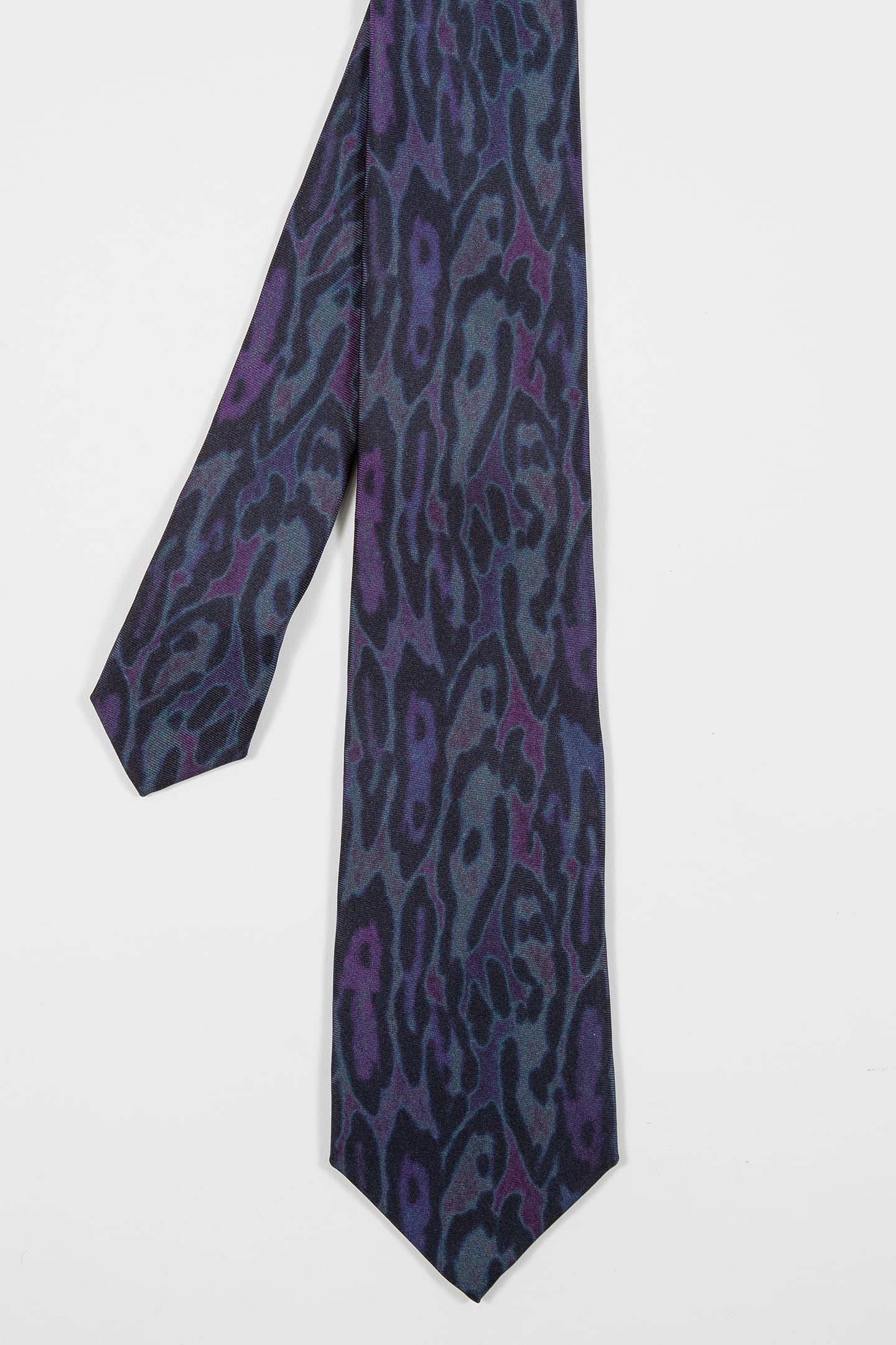 Paul Smith Men Tie Animal Grain Navy Maat: 8 | Stropdassen Outlet | Heren | Blauw