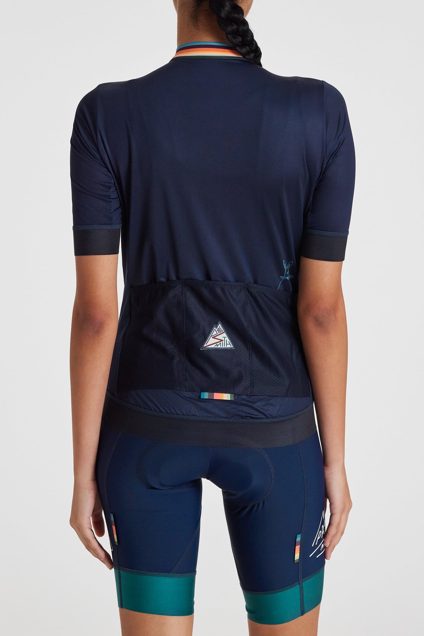 Paul Smith Womens Cycle Jersey S/s Artist Stripe Very Dark Navy Size: L | T-Shirts Outlet | Dames | Blauw