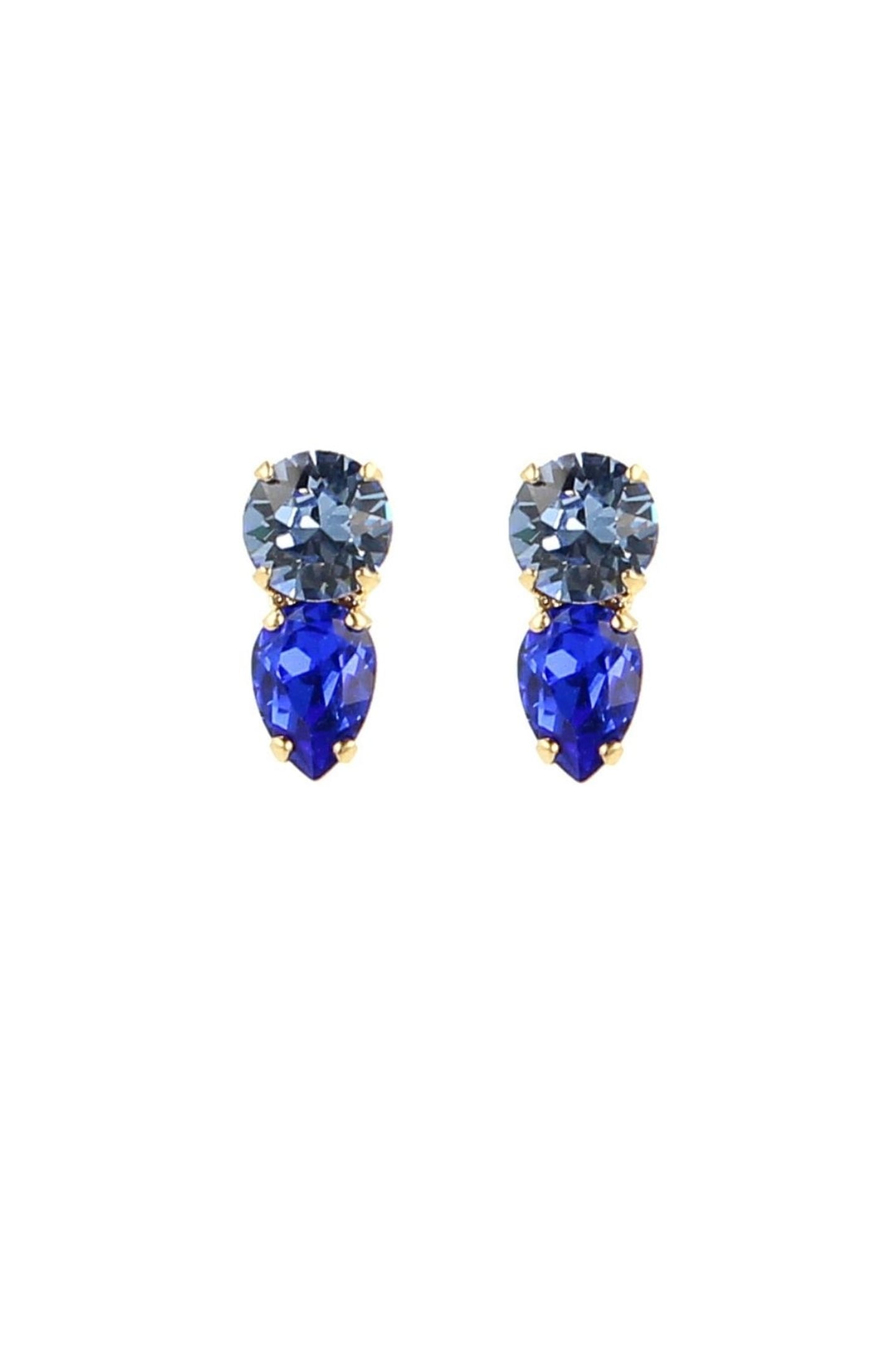 OTAZU Blue Beetle Earrings - Small Blue Maat: OS | Oorbellen Outlet | Dames | Blauw