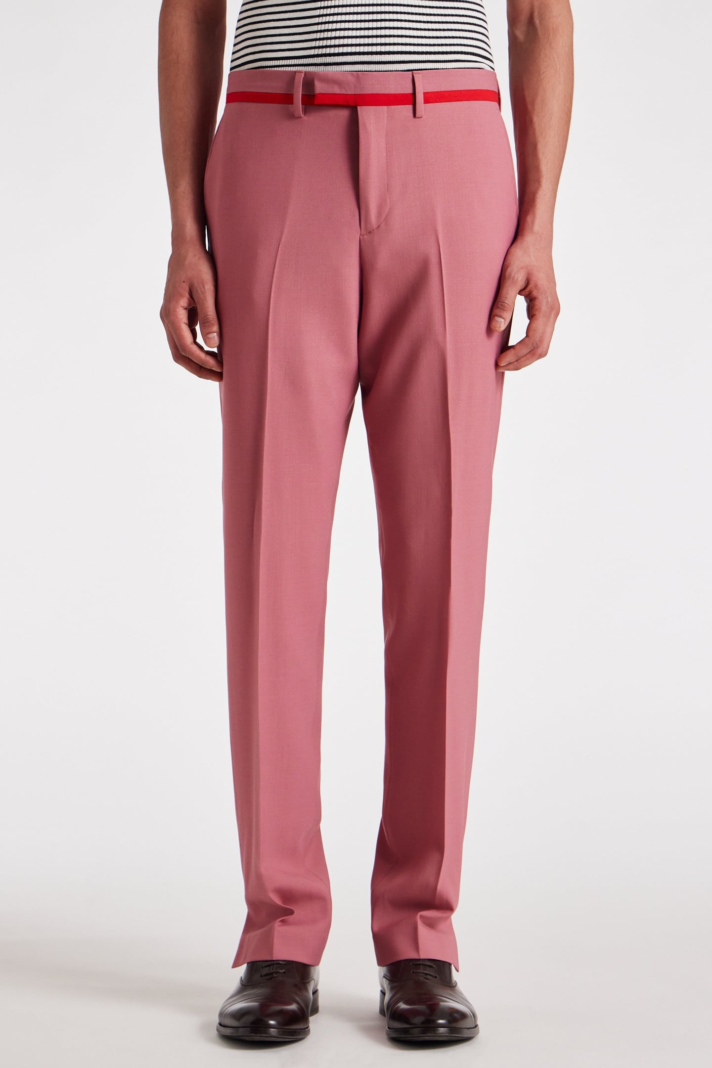 Paul Smith Mens Trouser Bubblegum/rasp Größe: W30 | Maßgeschneiderte Hosen Outlet | Herren