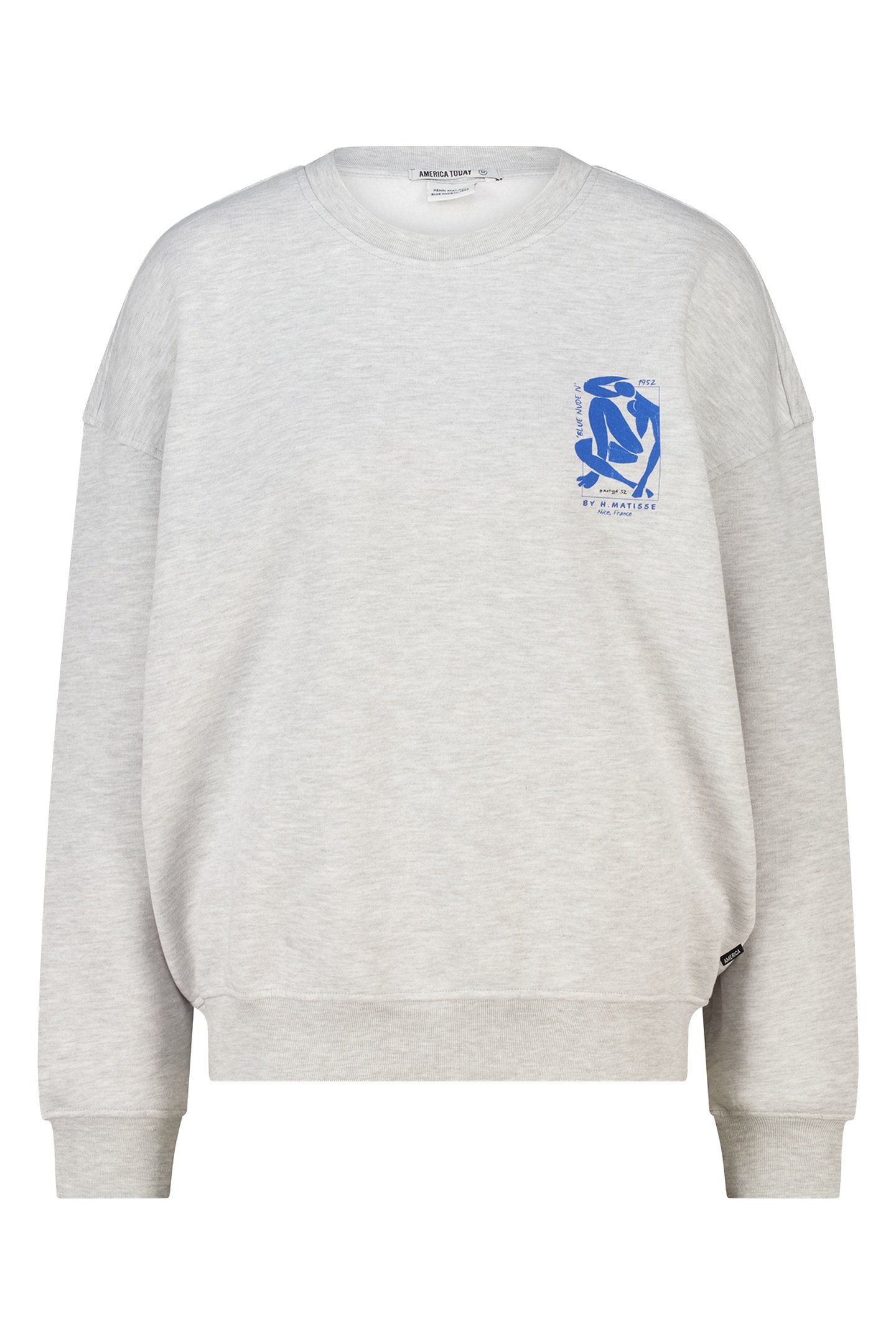 America Today Shaya Light Grey Melange Maat: XXS | Sweaters Outlet | Dames | Grijs