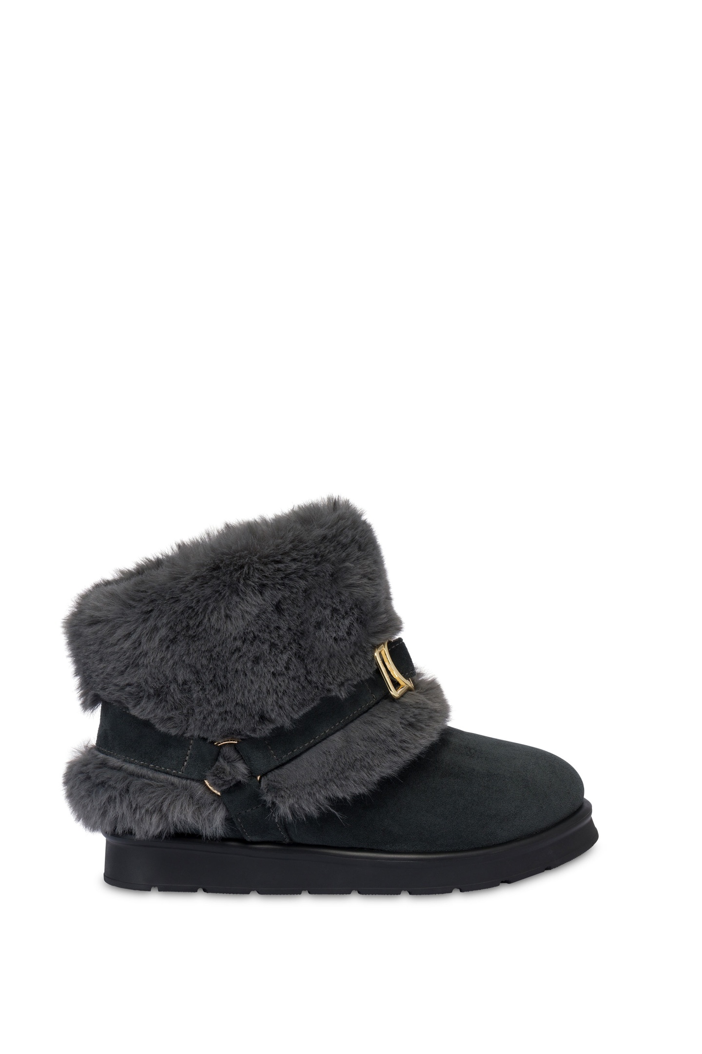 Moschino Soft Fabric Ankle Boots Grey Maat: 40 | Laarzen Outlet | Dames | Grijs